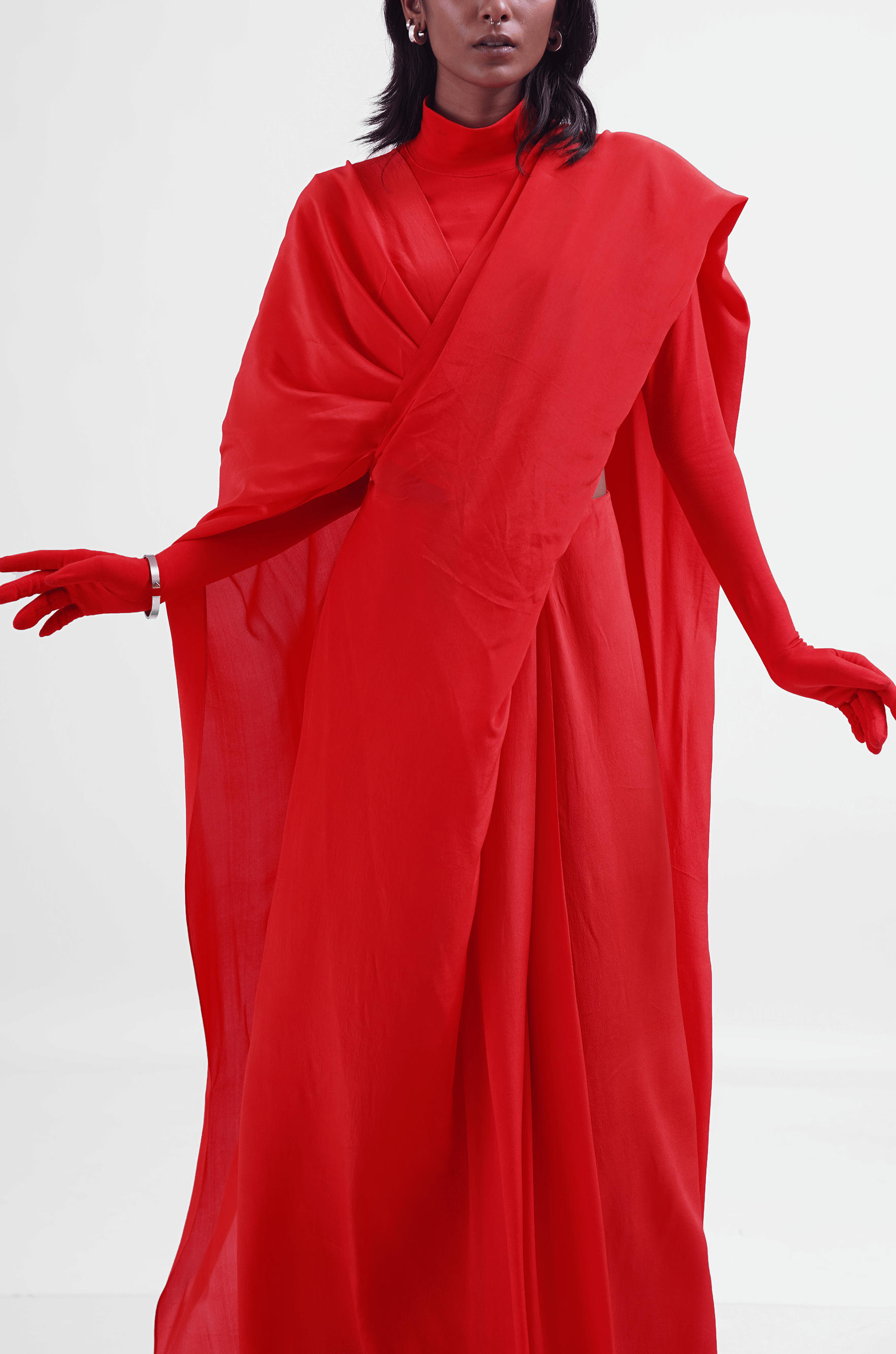 Iconic Hybrid Sari - Pants (Iconic Red)