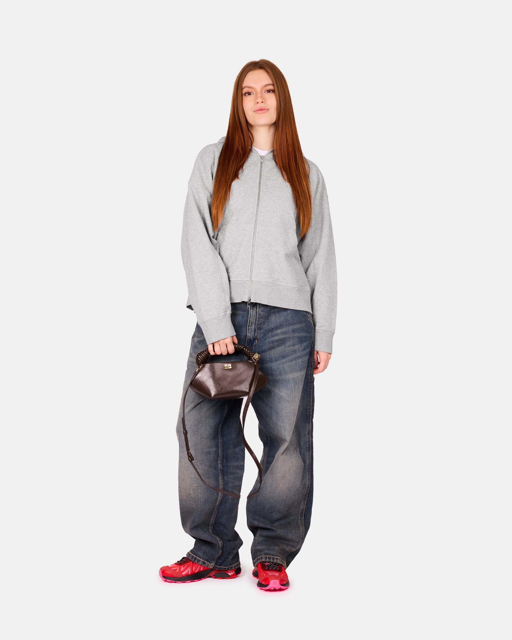 GANNI A/S Essential Isoli Zip Hoodie