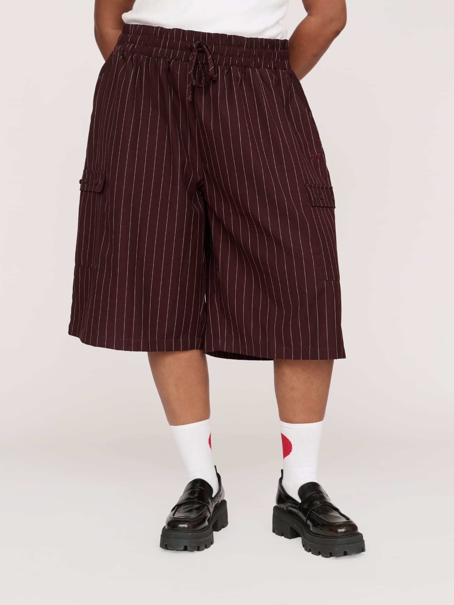 Lazy Oaf Seeing Double Pinstripe Shorts