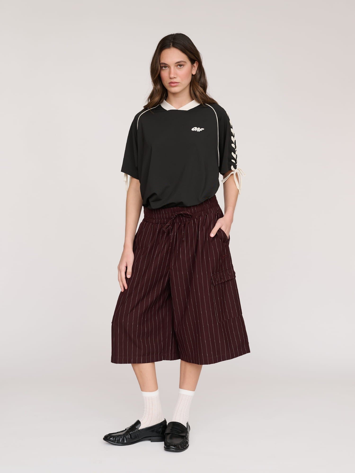 Lazy Oaf Seeing Double Pinstripe Shorts