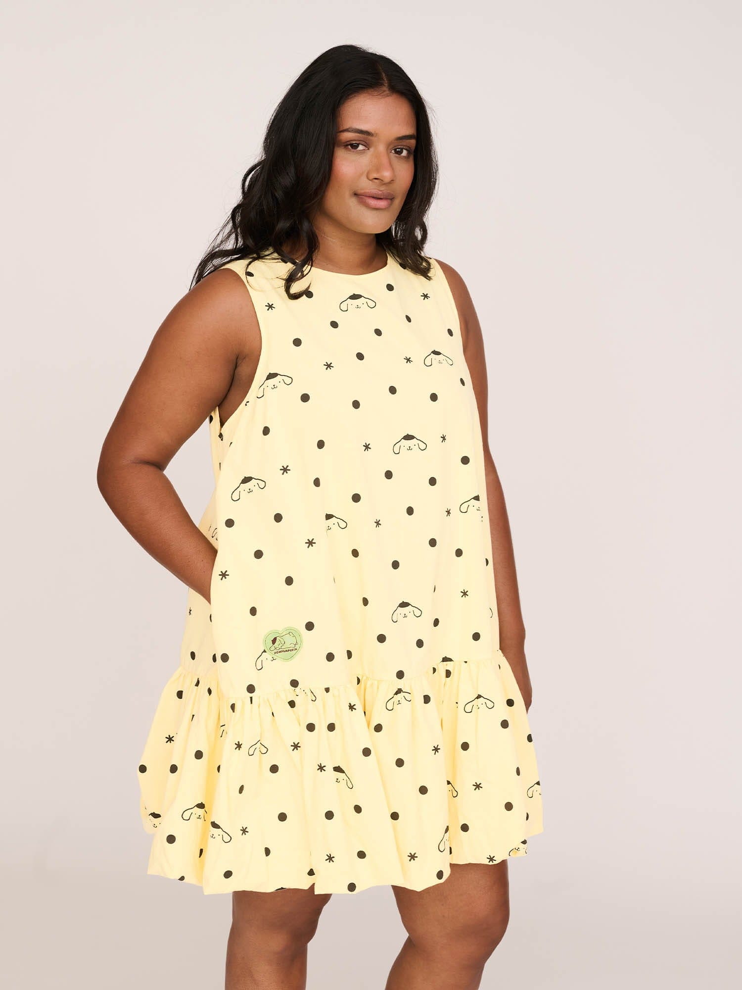 Lazy Oaf Pompompurin Drop Waist Dress