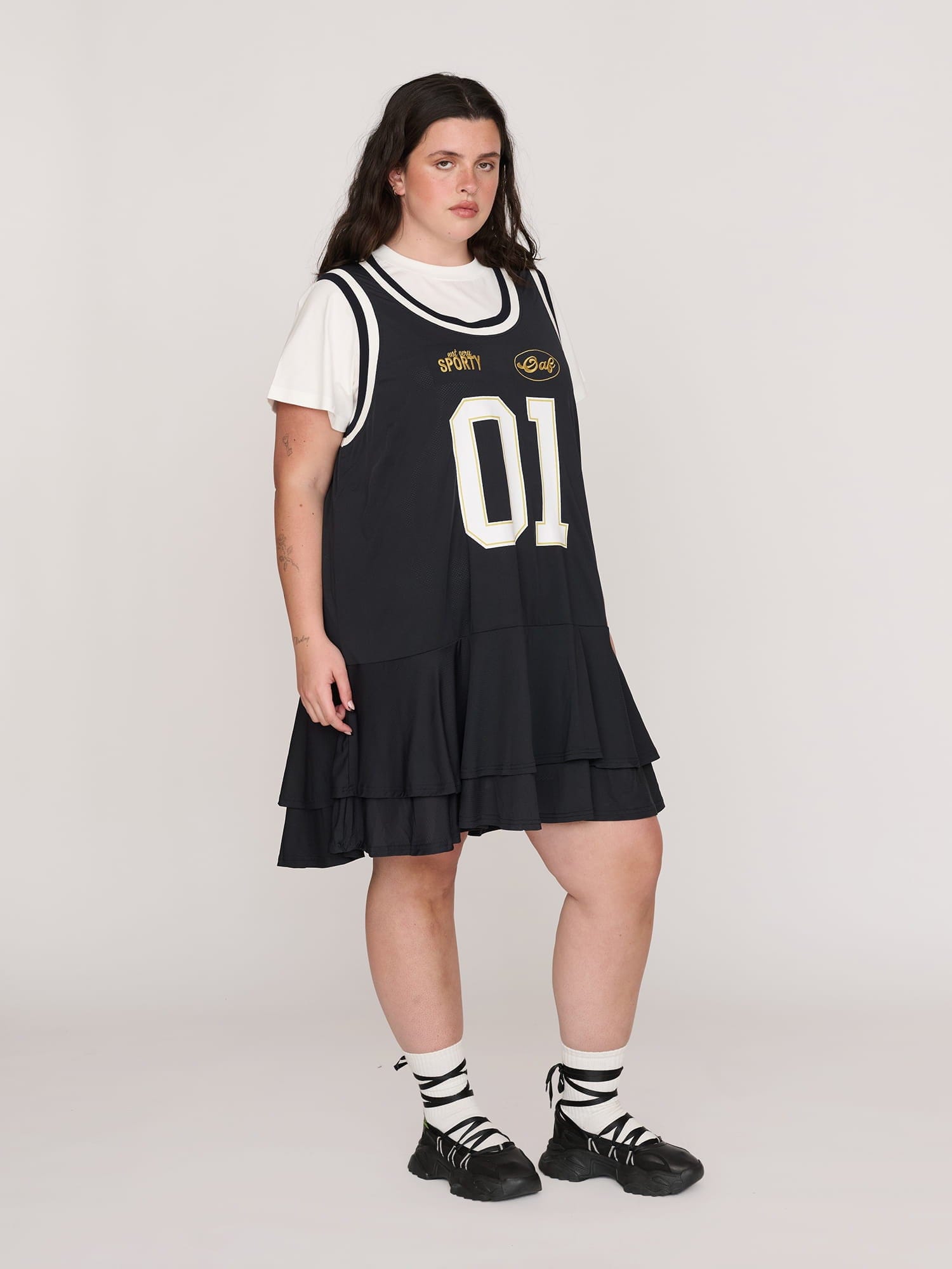 Lazy Oaf Dropped The Ball T - shirt Dress
