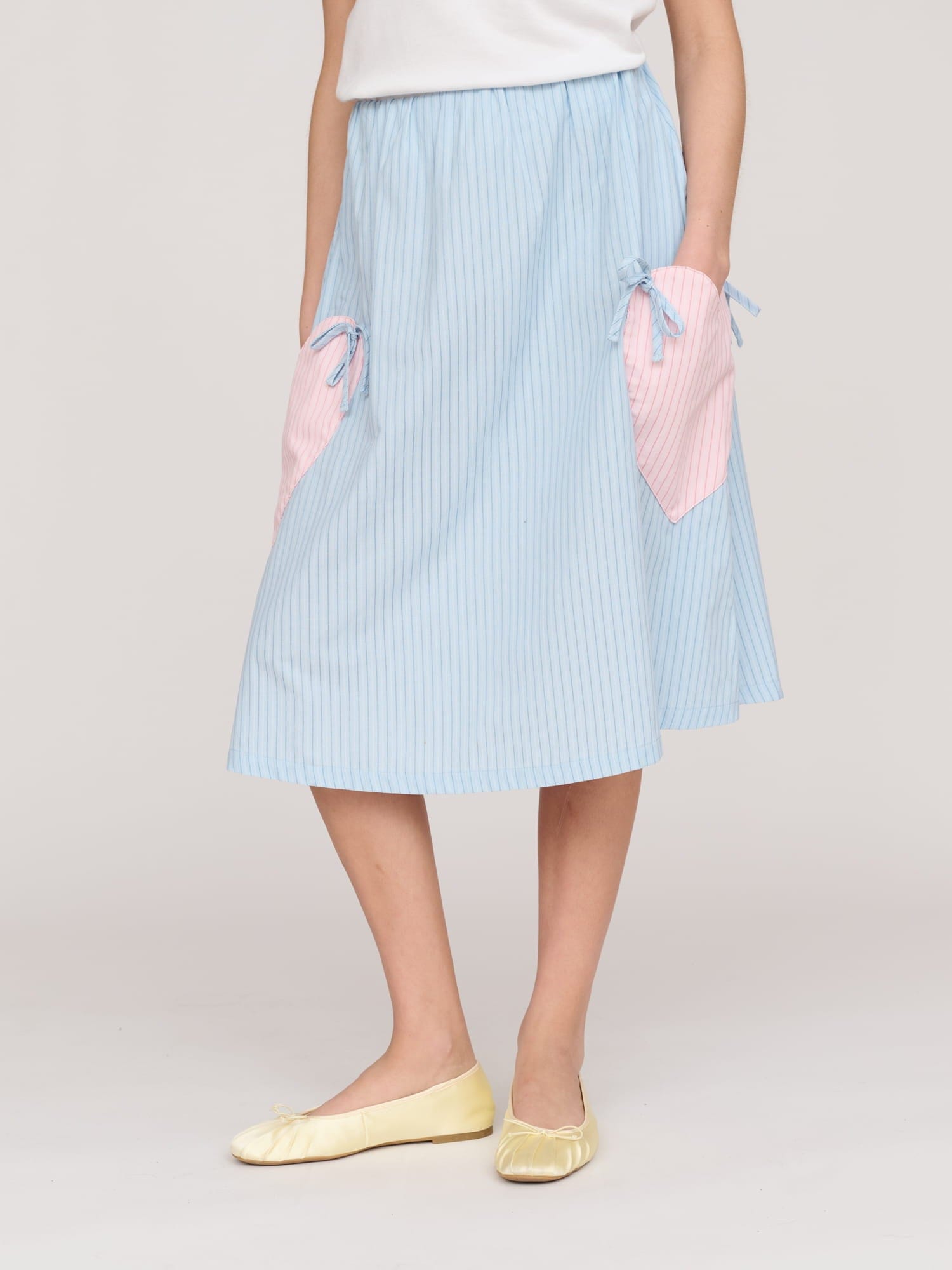 Lazy Oaf Striped Heartbreaker Skirt