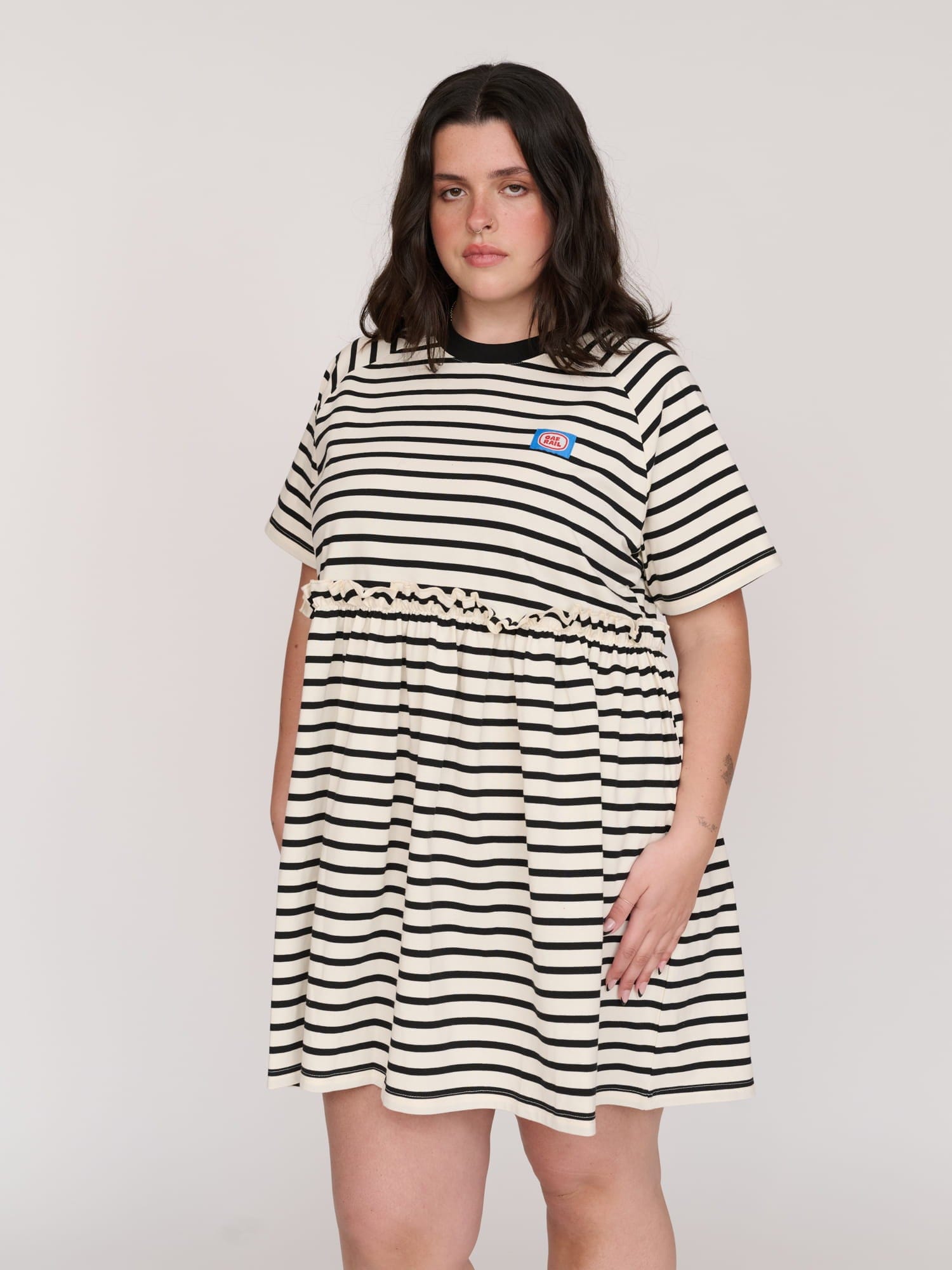 Lazy Oaf Jersey Stripe Sally Dress