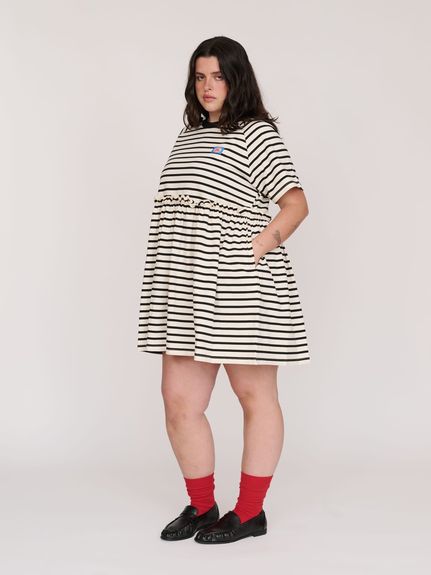 Lazy Oaf Jersey Stripe Sally Dress