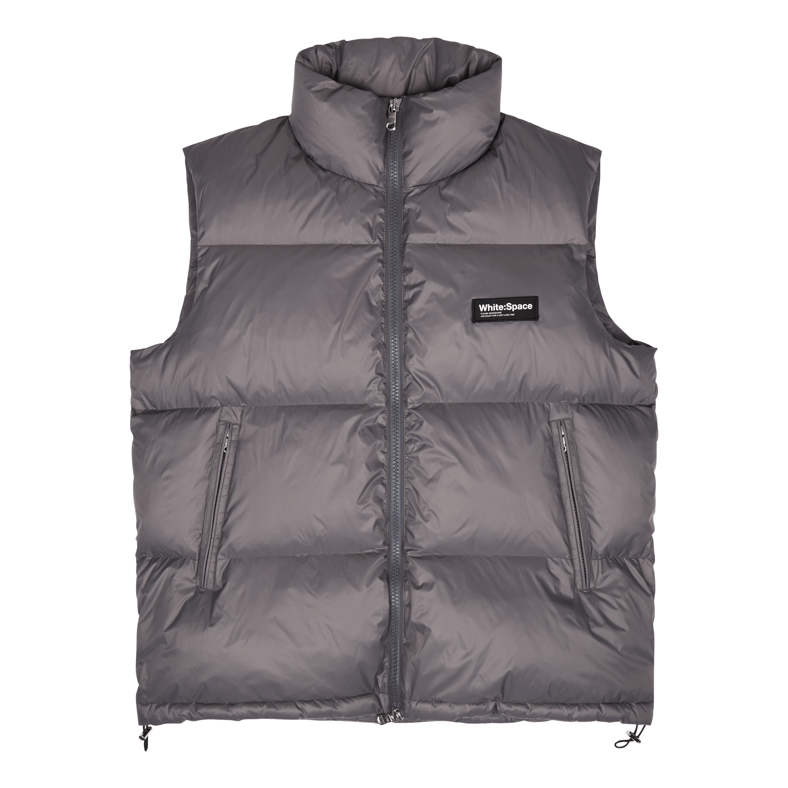 White:space Scott Down Vest Grey