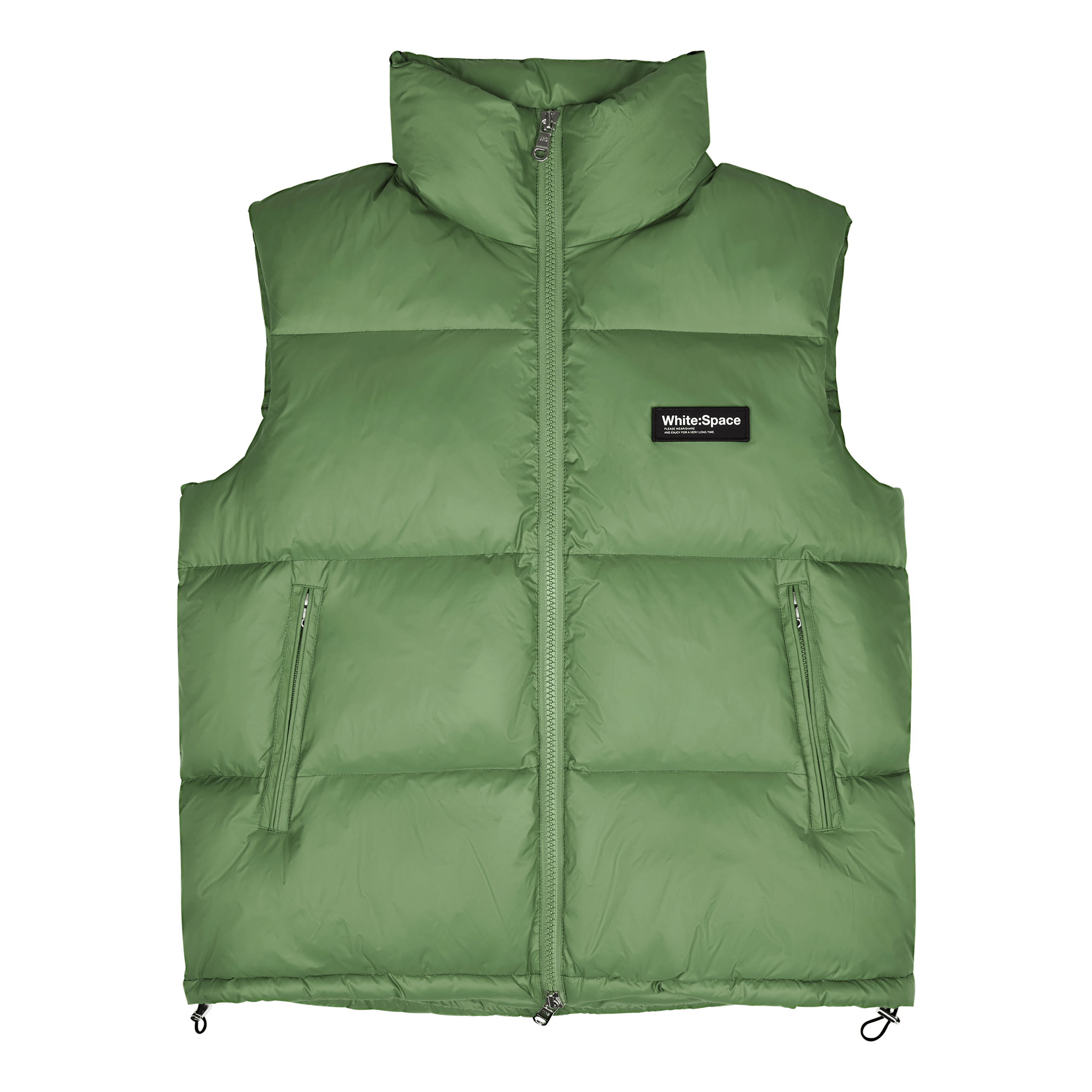 White:space Scott Down Vest Jade Green