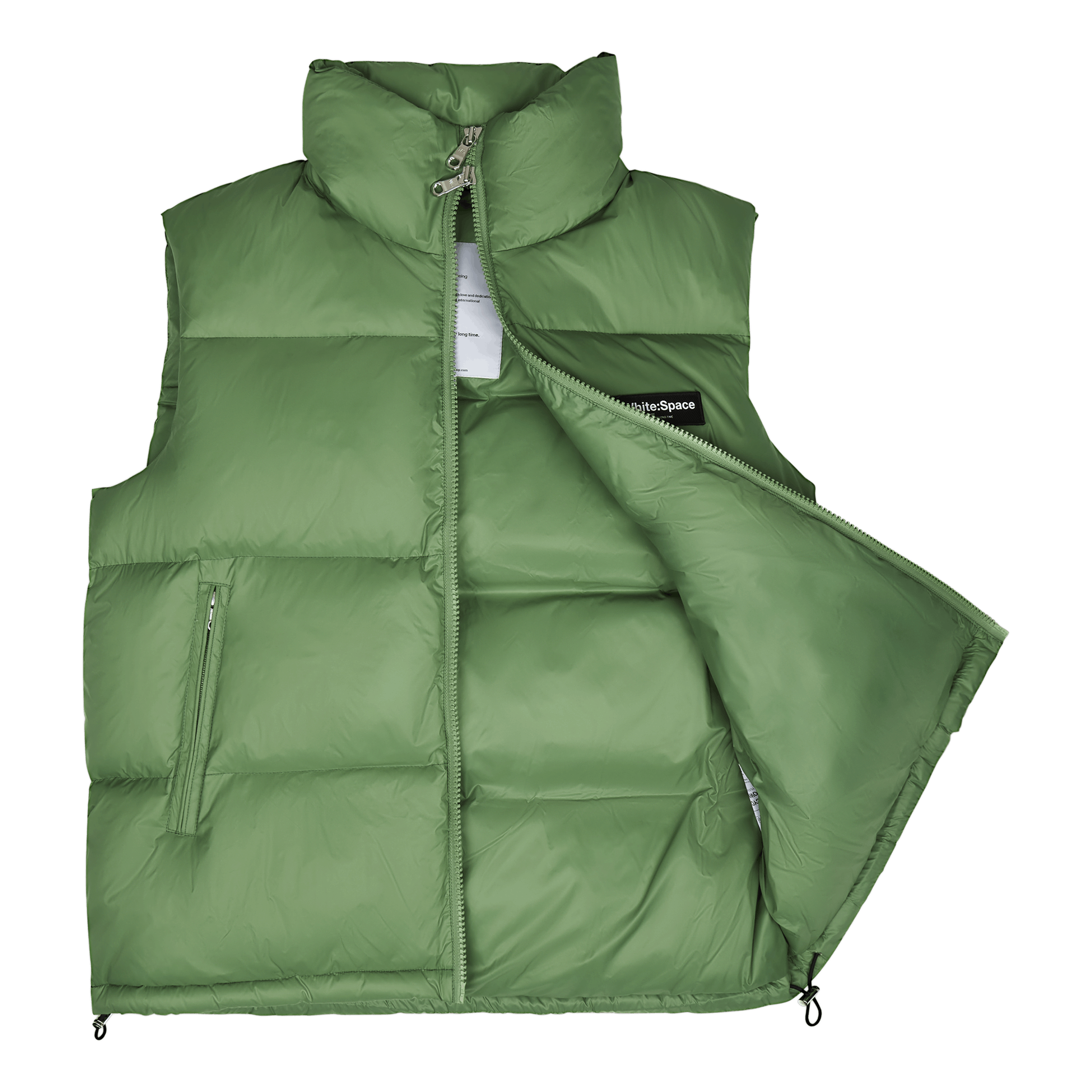 White:space Scott Down Vest Jade Green