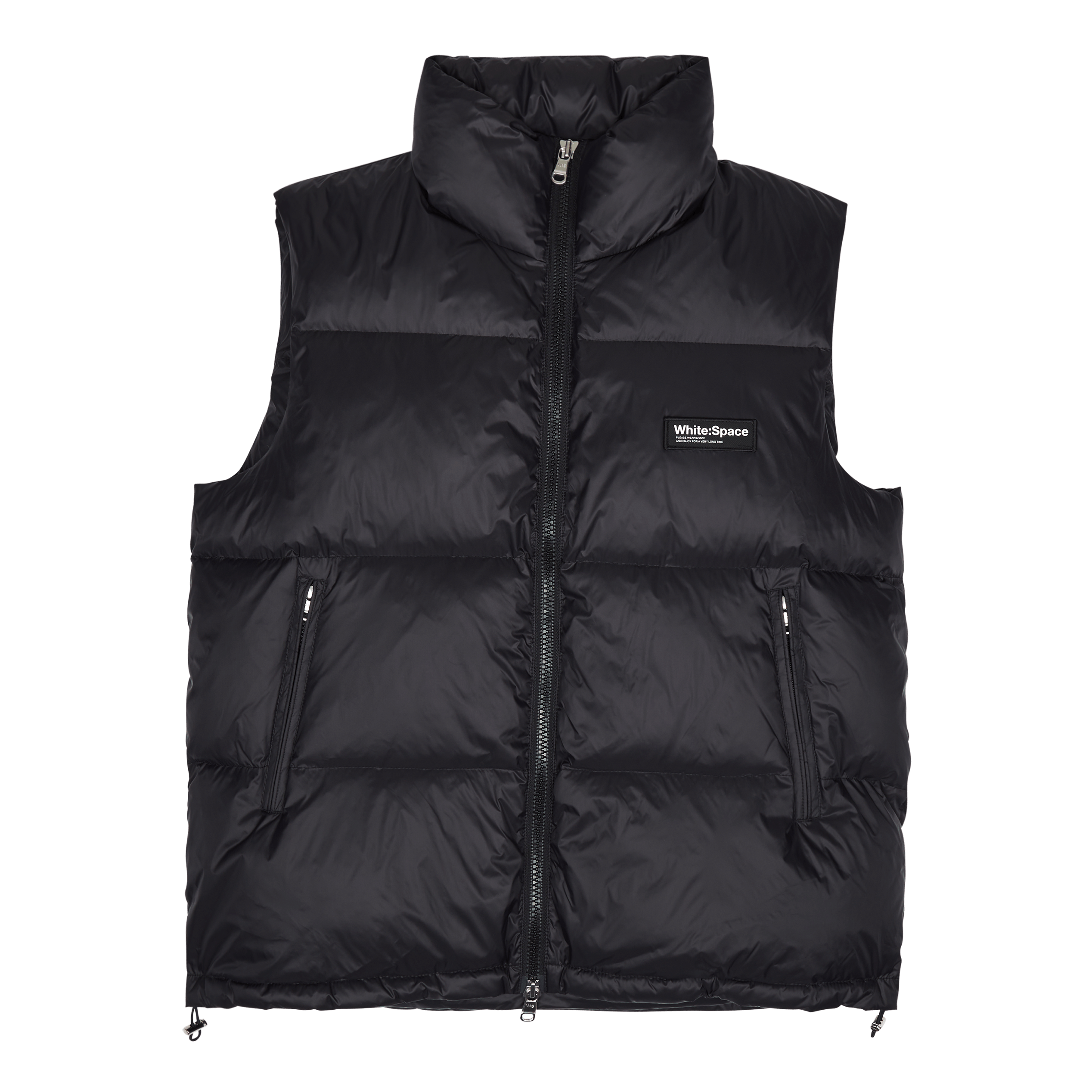 White:space Scott Down Vest Black