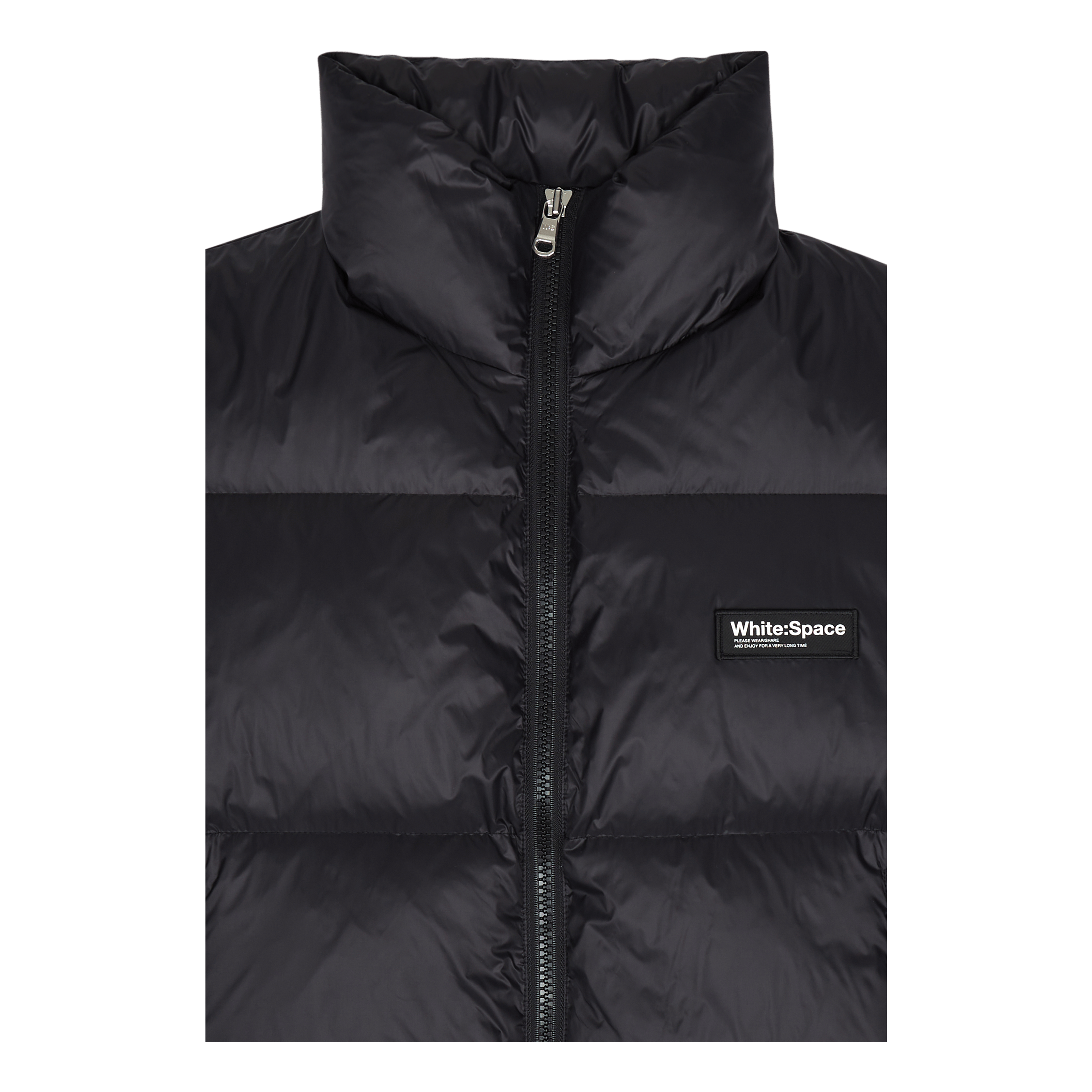 White:space Scott Down Vest Black