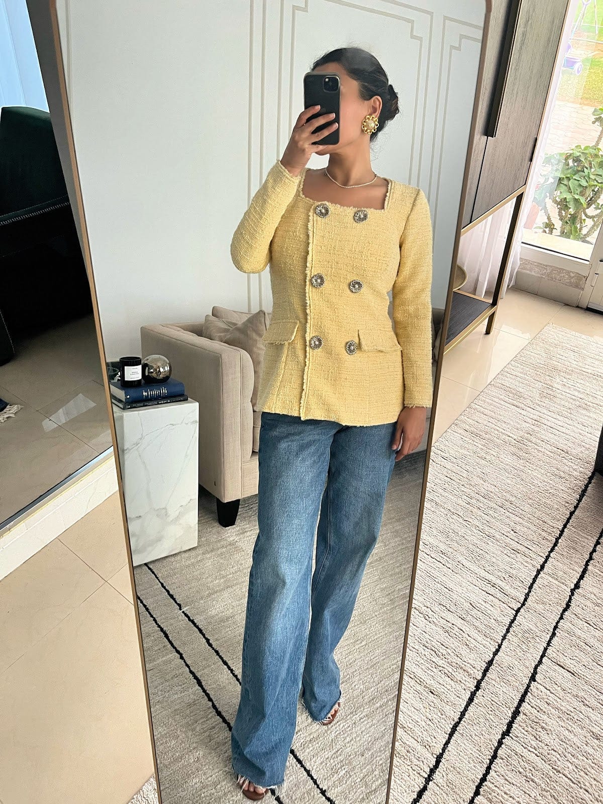 Yellow Ashna blazer TP005