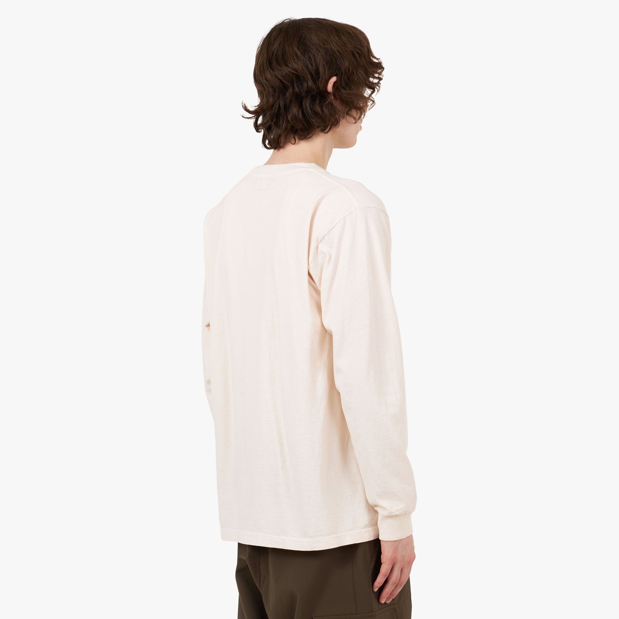 Afield Out STONE L/S T - Shirt Bone