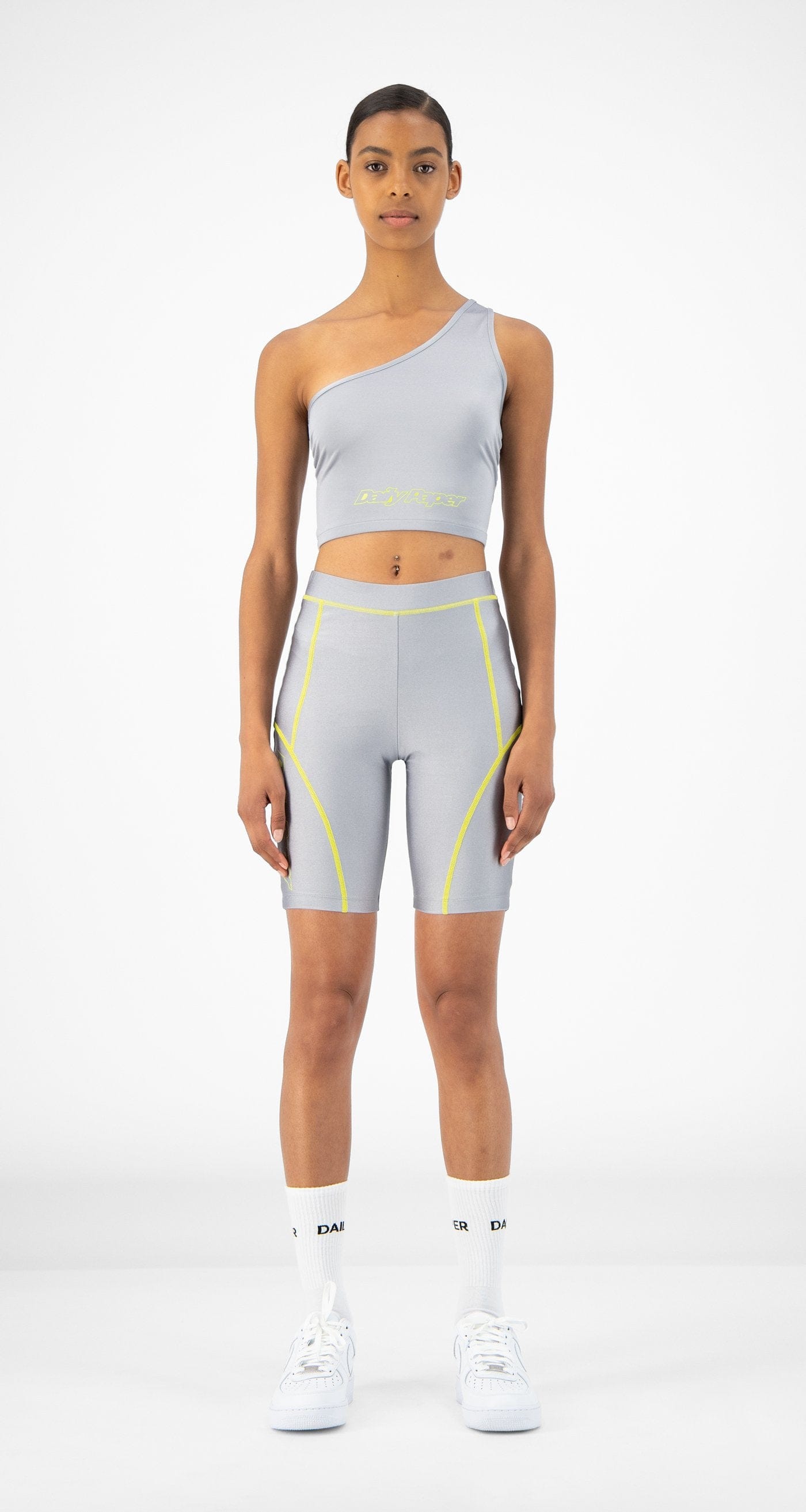 Daily Paper Silver Rebike Shorts