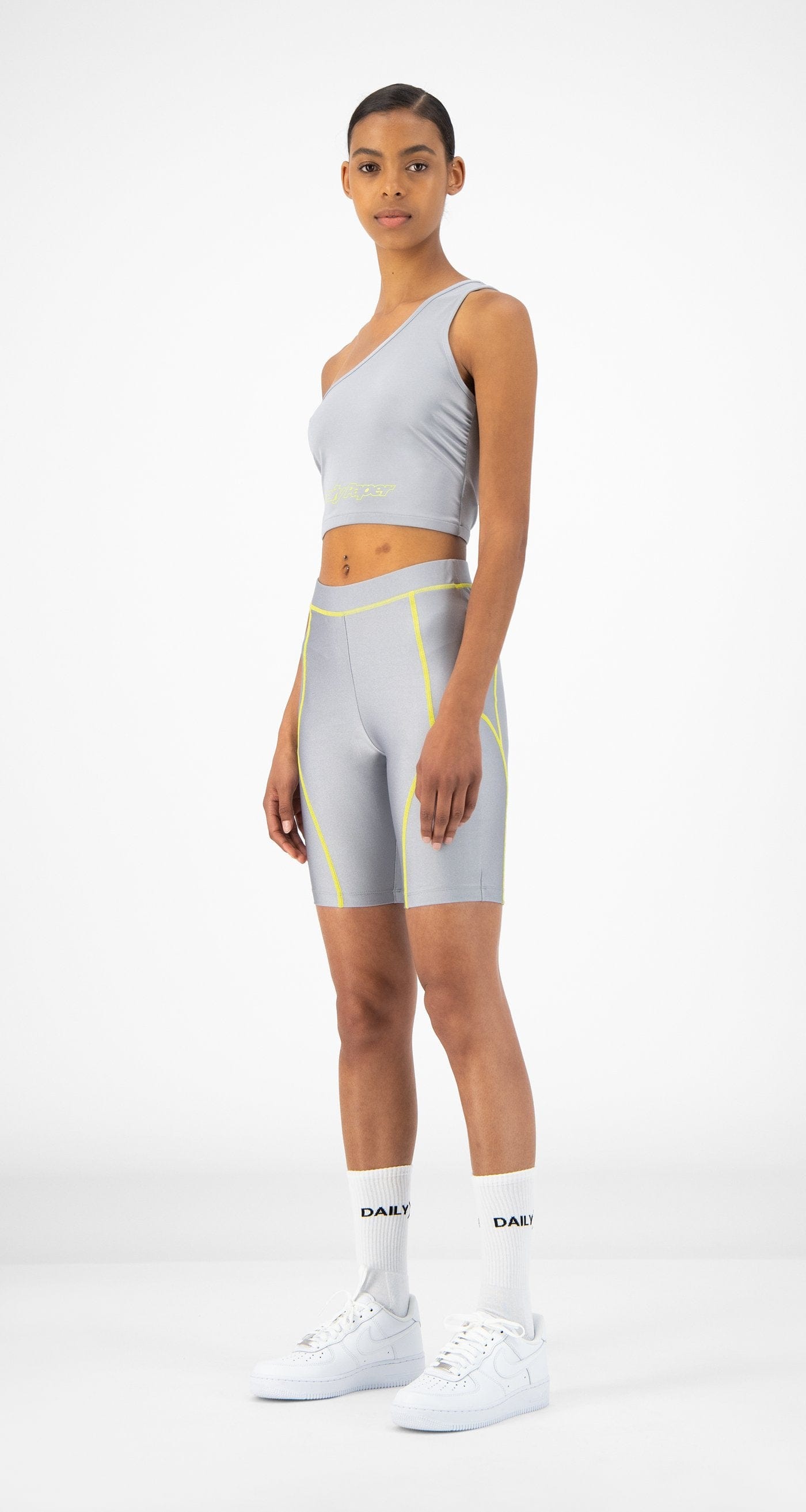 Daily Paper Silver Rebike Shorts