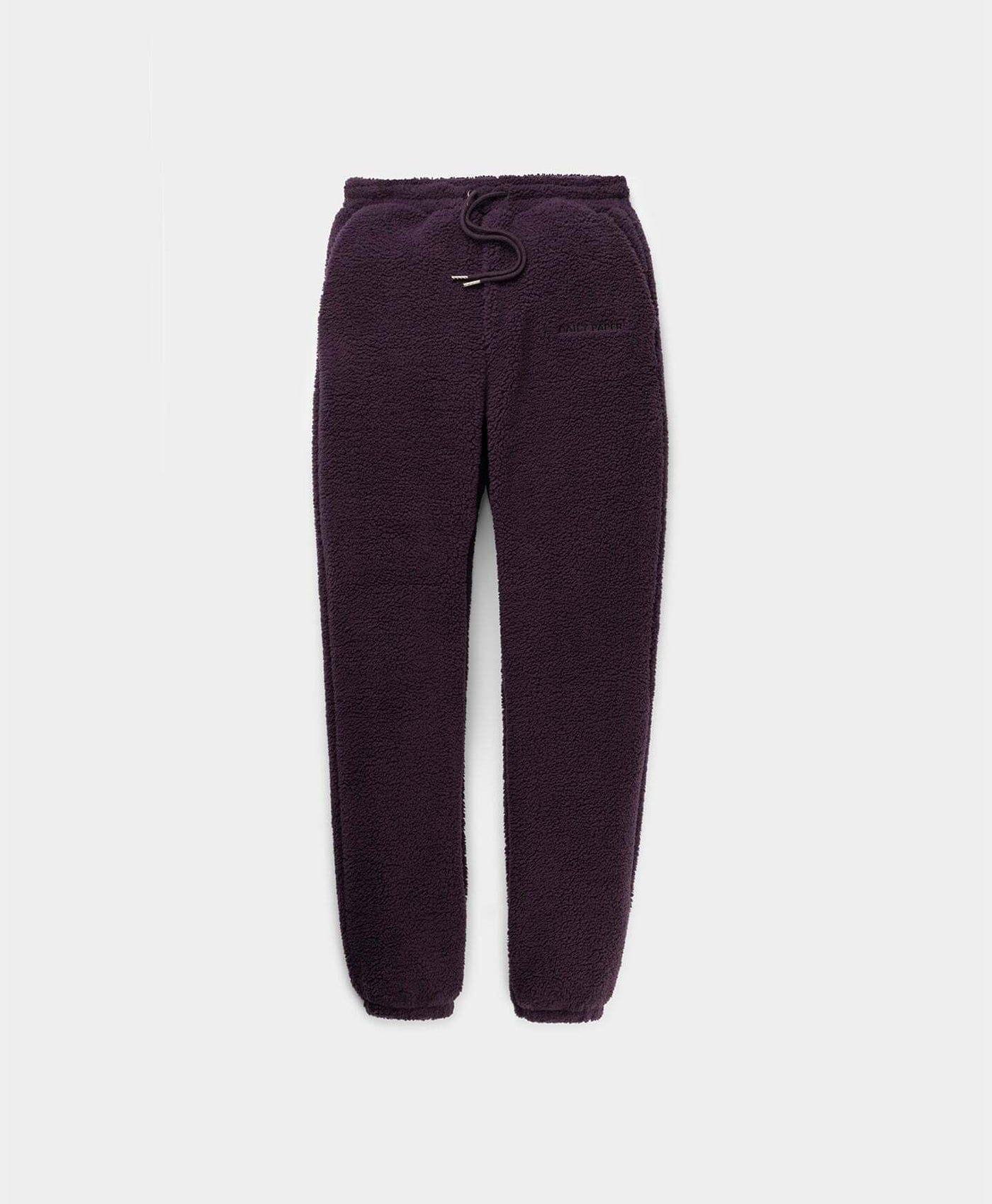 Purple Plum Perfect Purple Sherpa Natine Trackpants