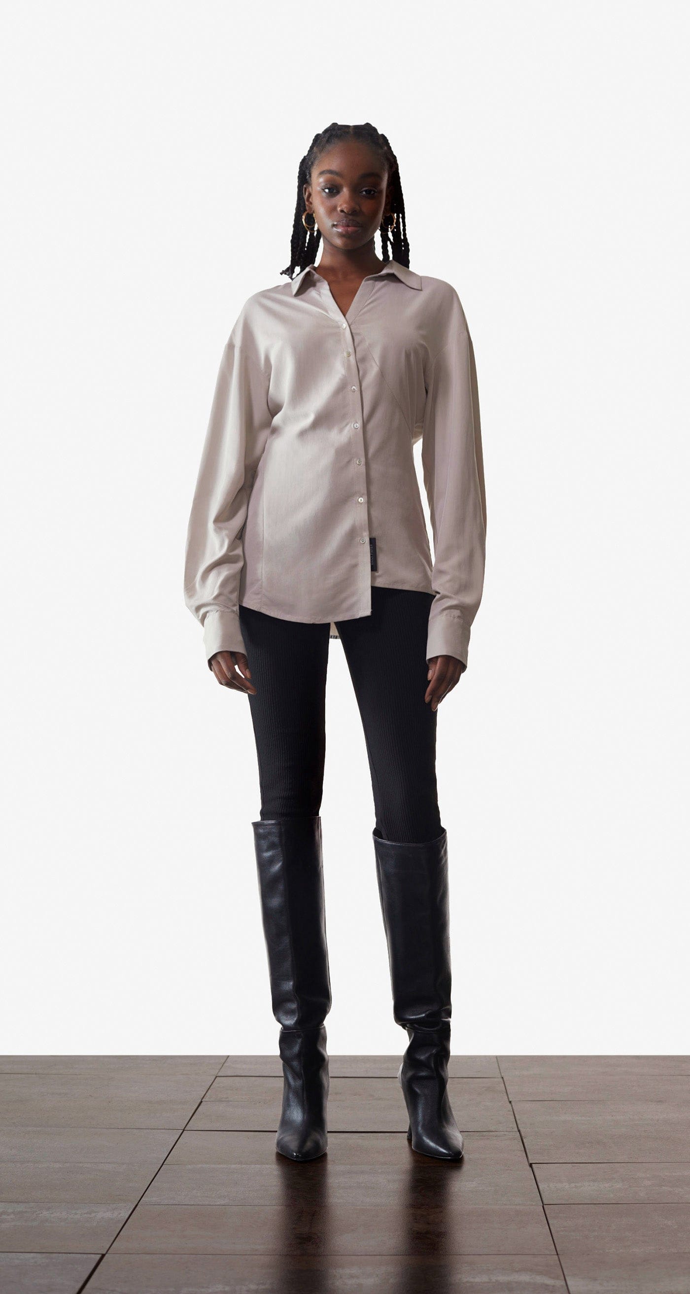 Daily Paper Nacreous Clouds Beige Novalynn Blouse