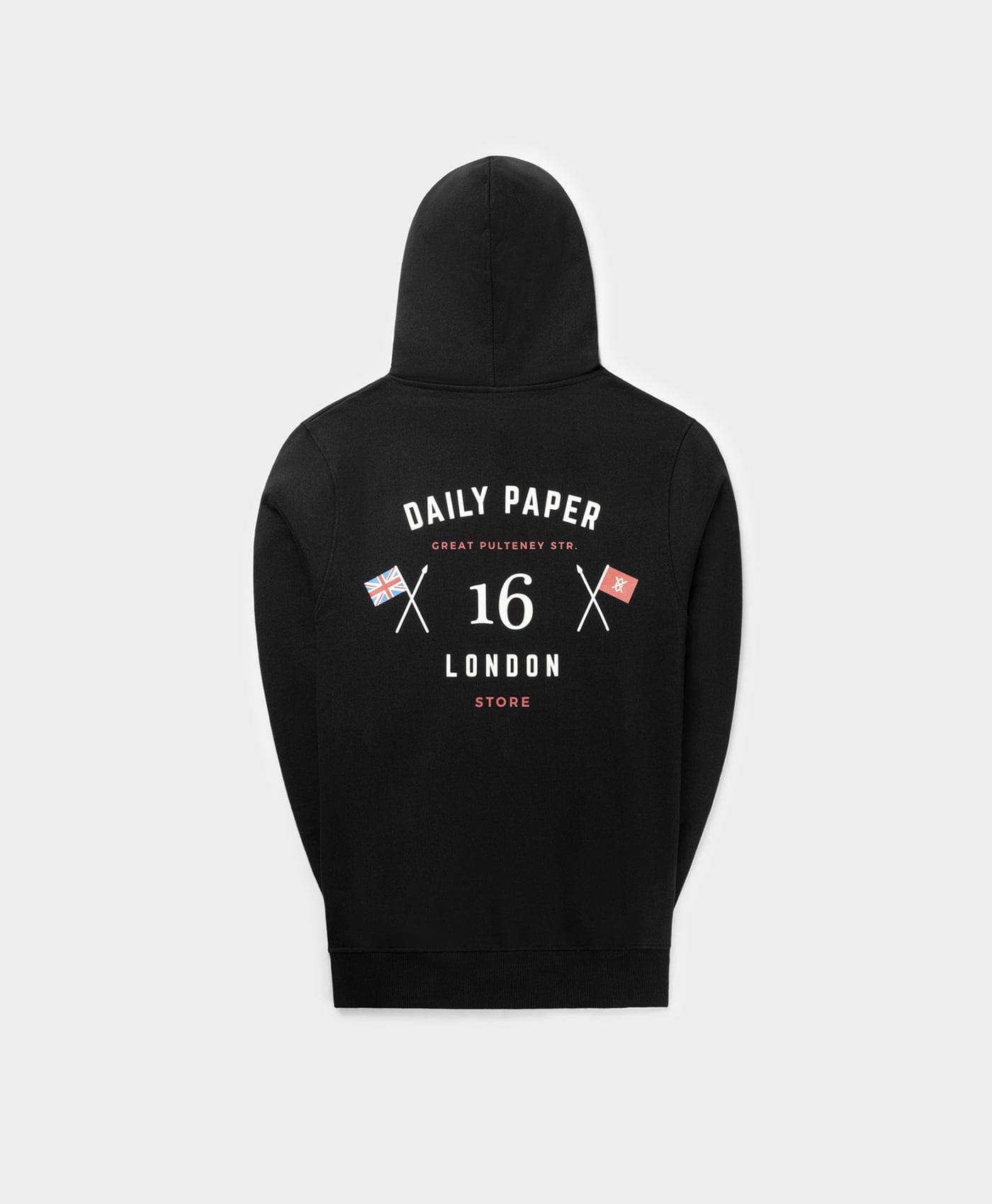 Daily Paper Worldwide Black White London Flagship Store Hoody