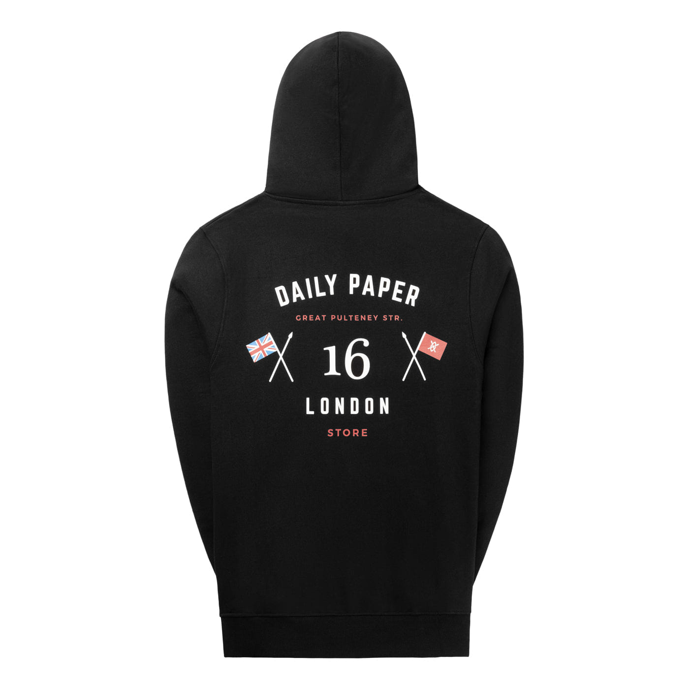 Daily Paper Worldwide Black White London Flagship Store Hoody