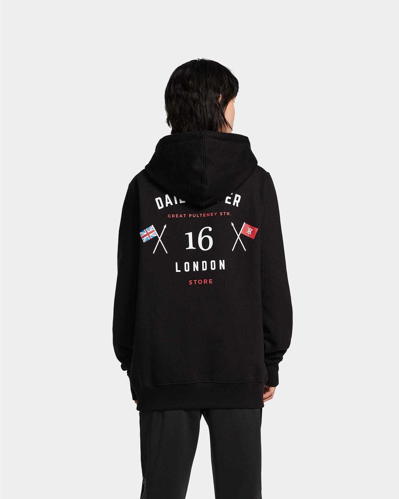Daily Paper Worldwide Black White London Flagship Store Hoody