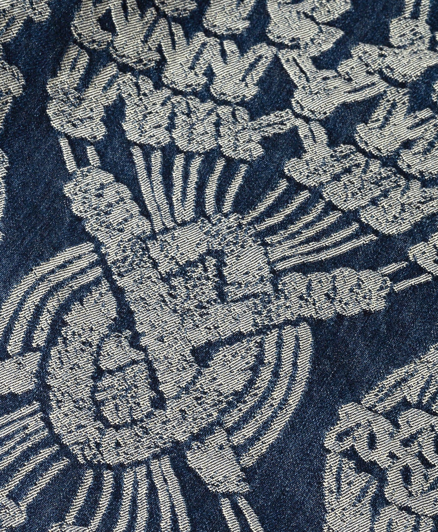 Blue Dark Blue Macrame Amba Jeans