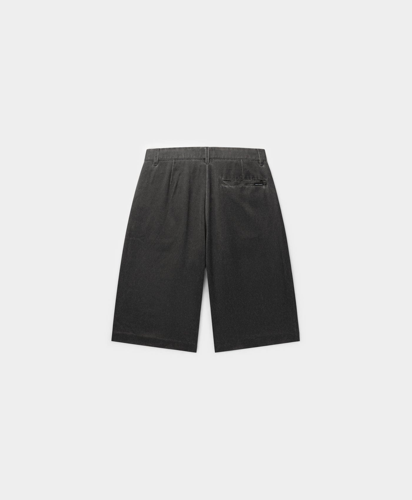 Daily Paper Black Oyster Satin Washed Short