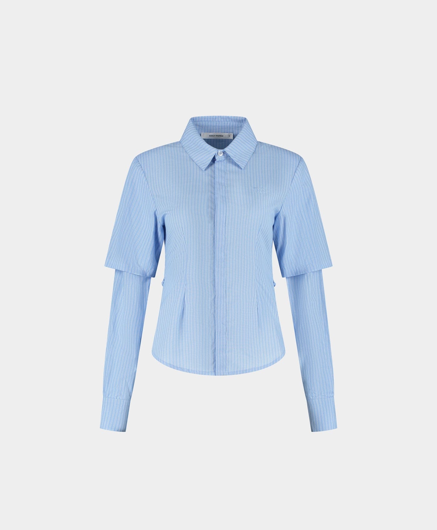 Blue Stripe Fitted Shirt