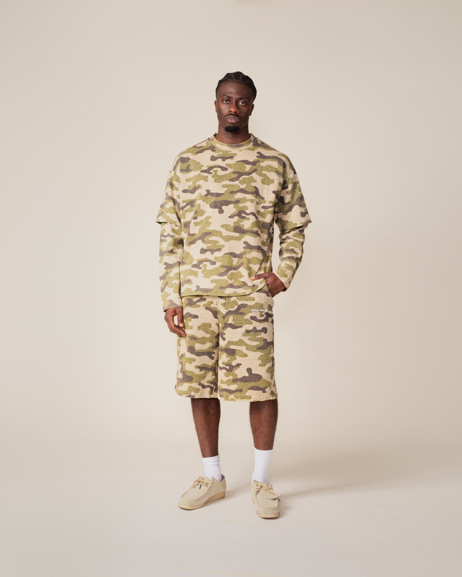 Daily Paper Croc Camo Shorts