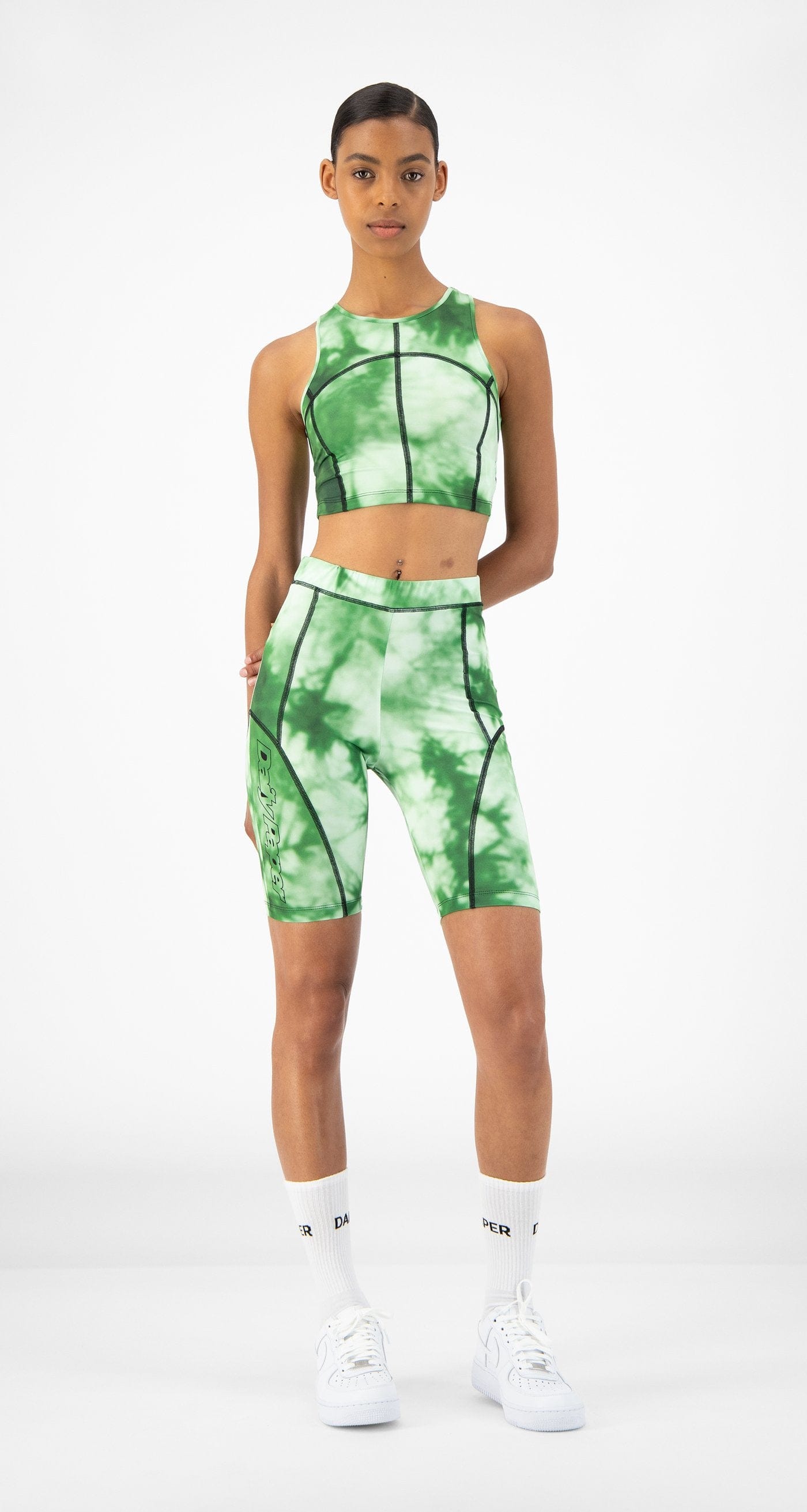 Daily Paper Green Rebike Shorts