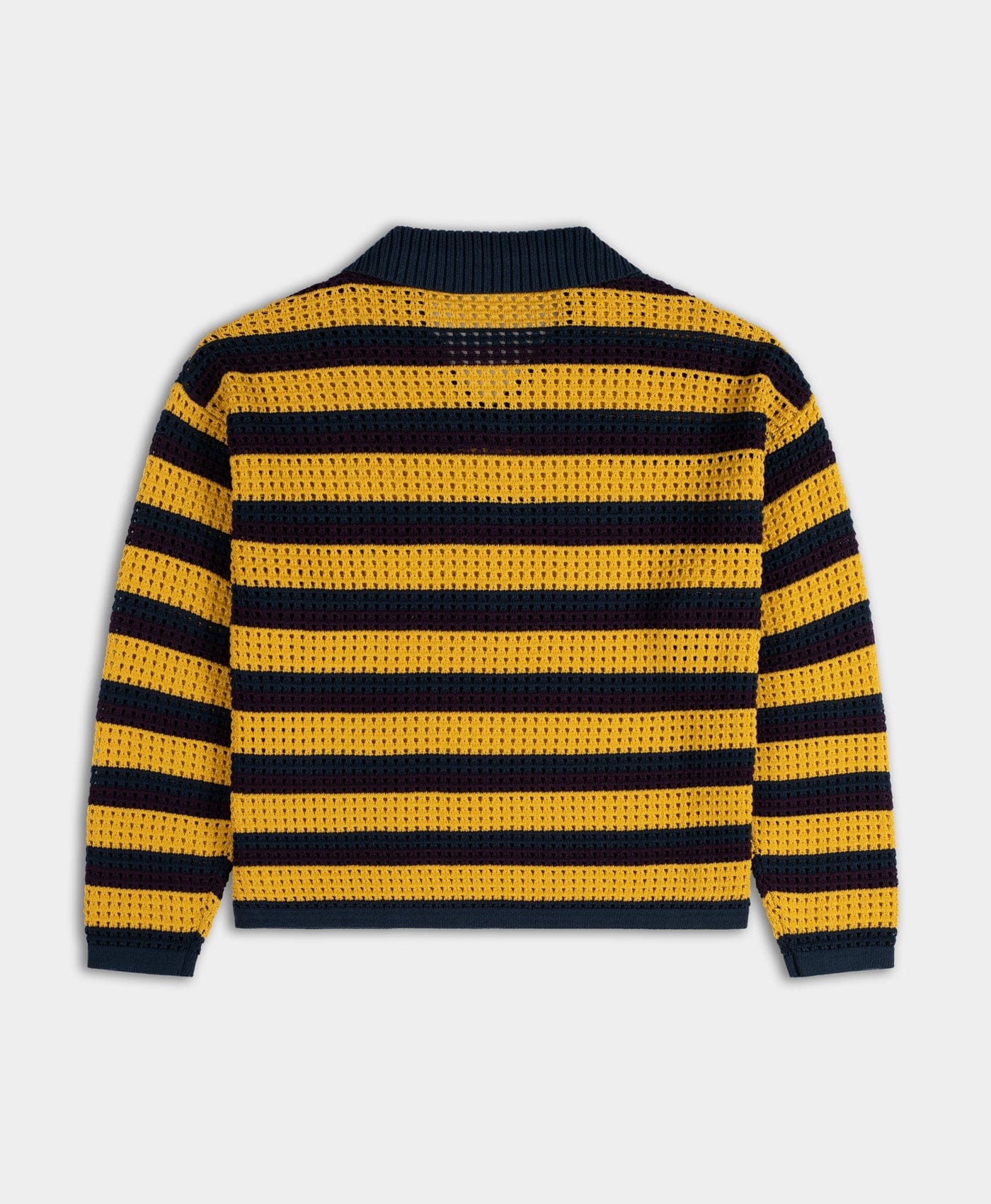 CROCHET Multi - Colored Crochet Vneck Sweater