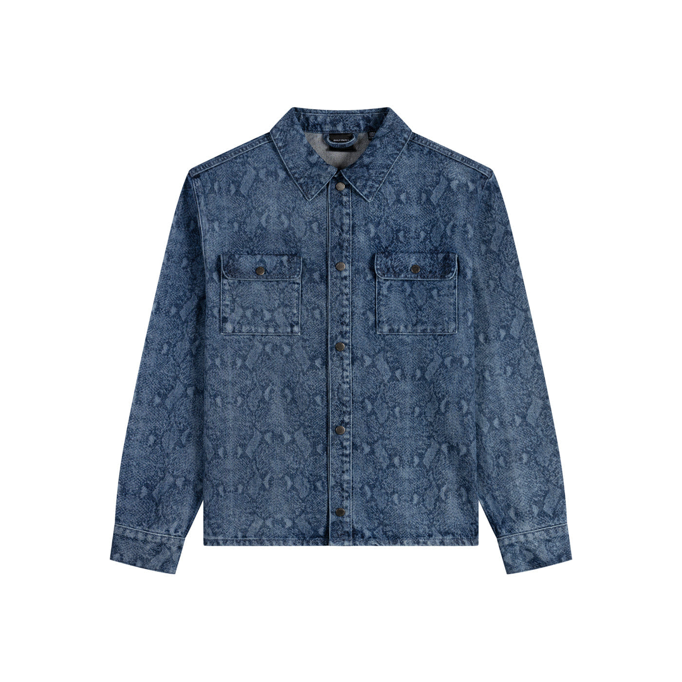 Blue Snake Laser Rahul Denim Shirt