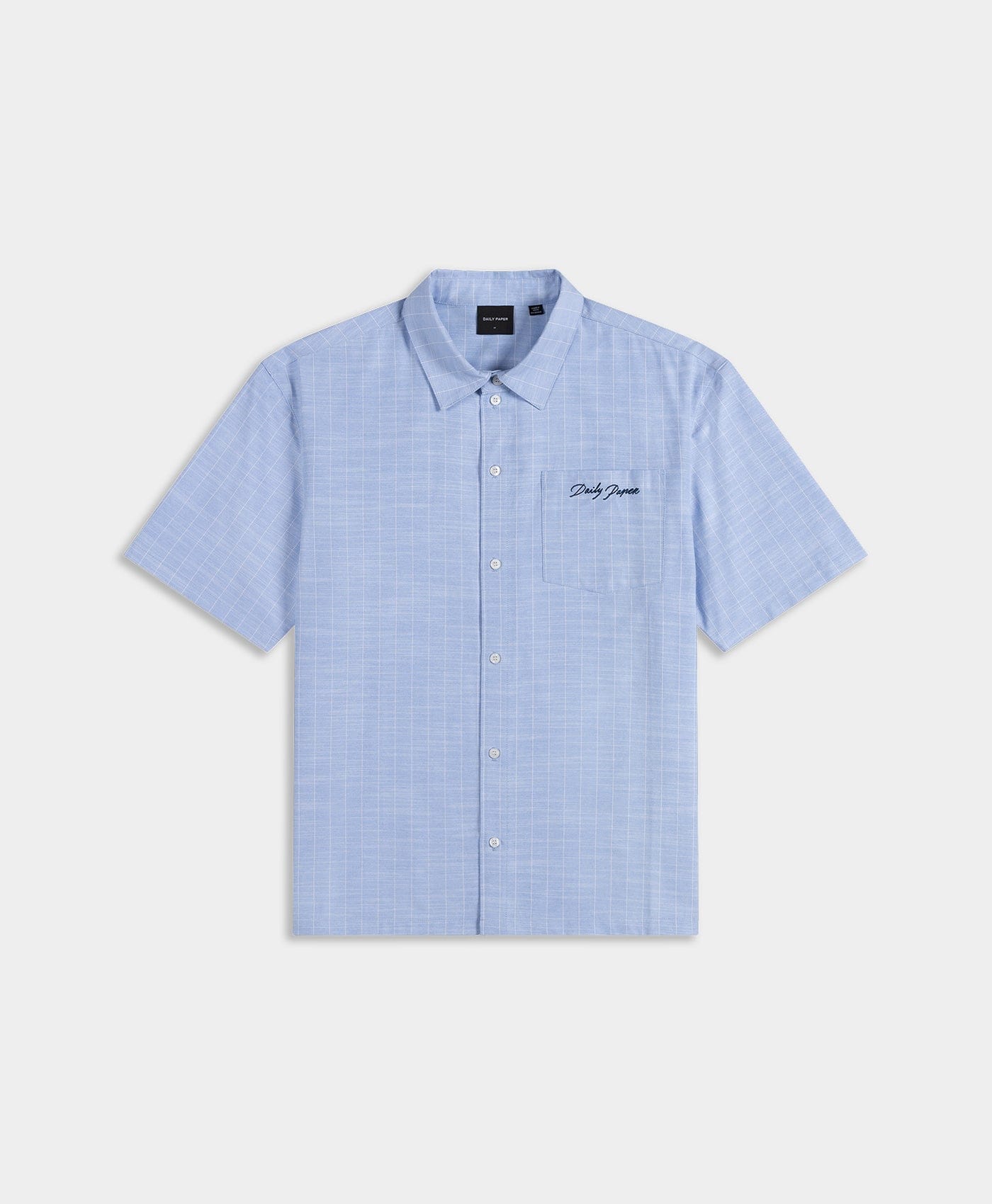 Blue Stripe Script Shirt