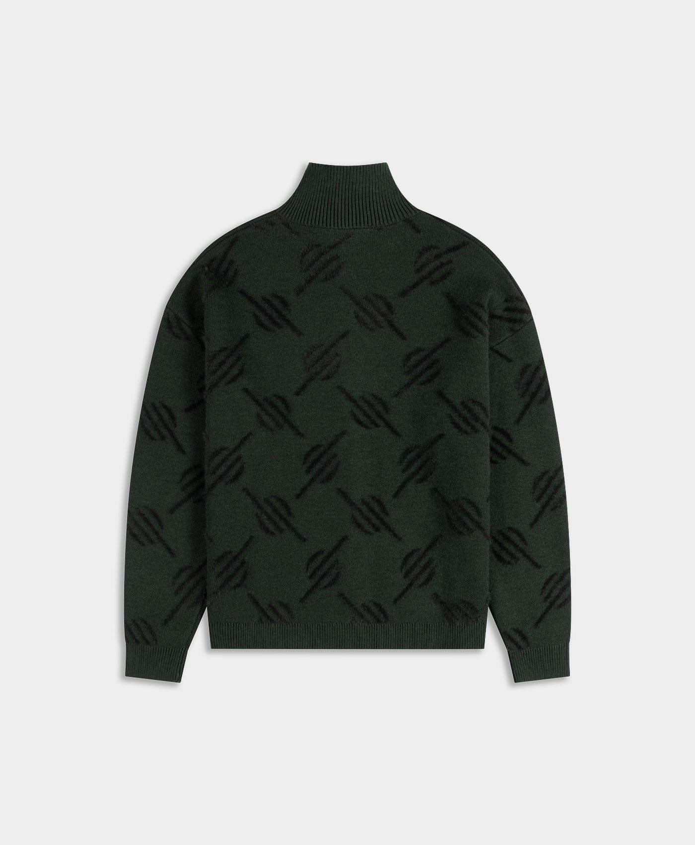 Monogram Rosin Monogram Knit Zip Up