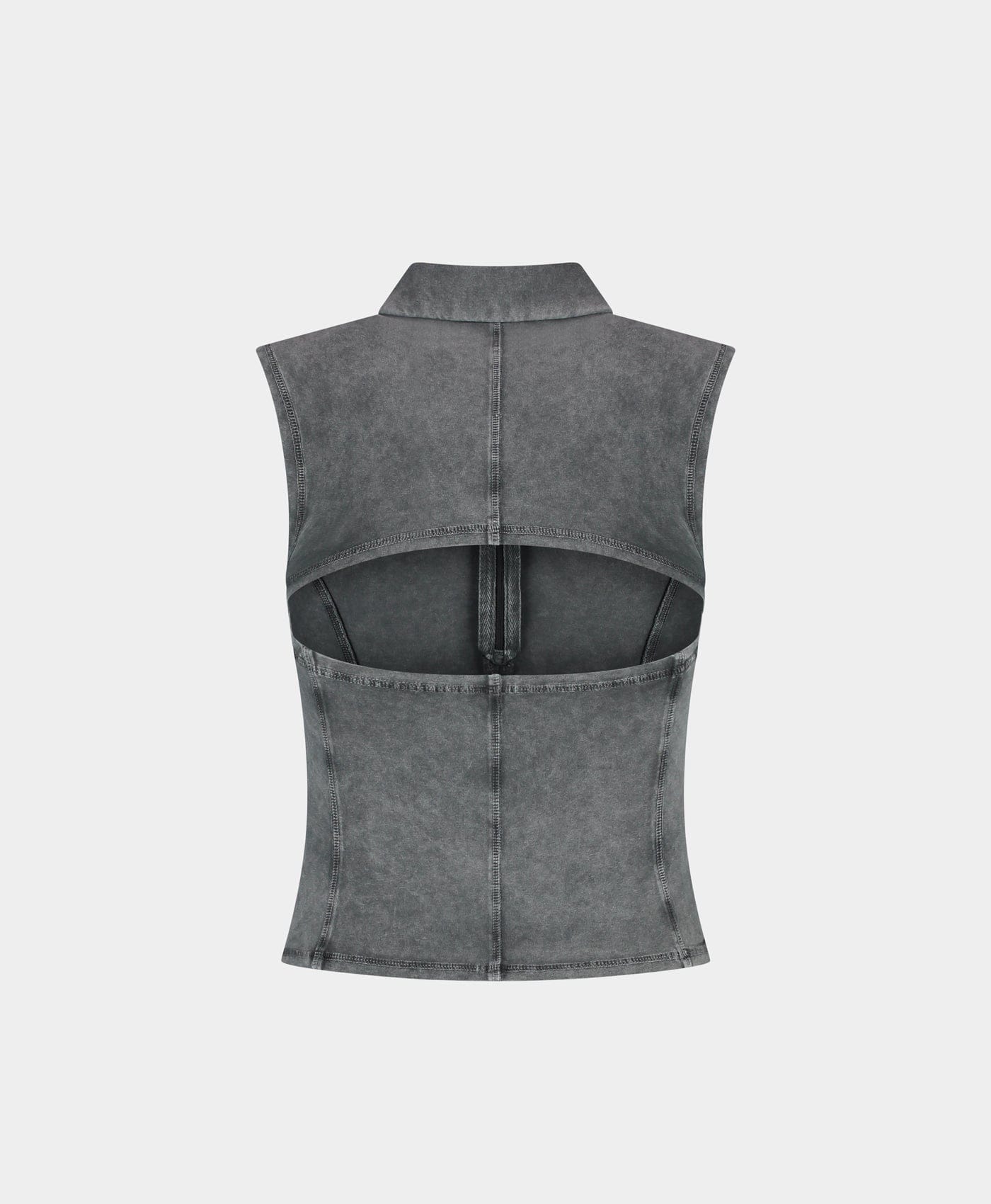 Polo Formal Grey Washed Jersey Polo