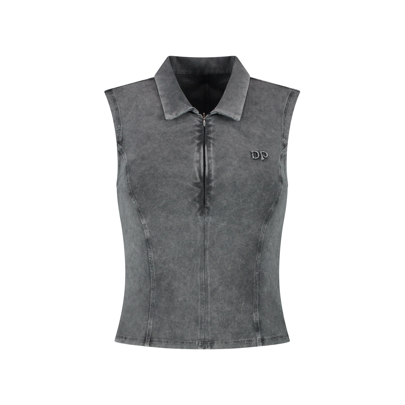 Polo Formal Grey Washed Jersey Polo