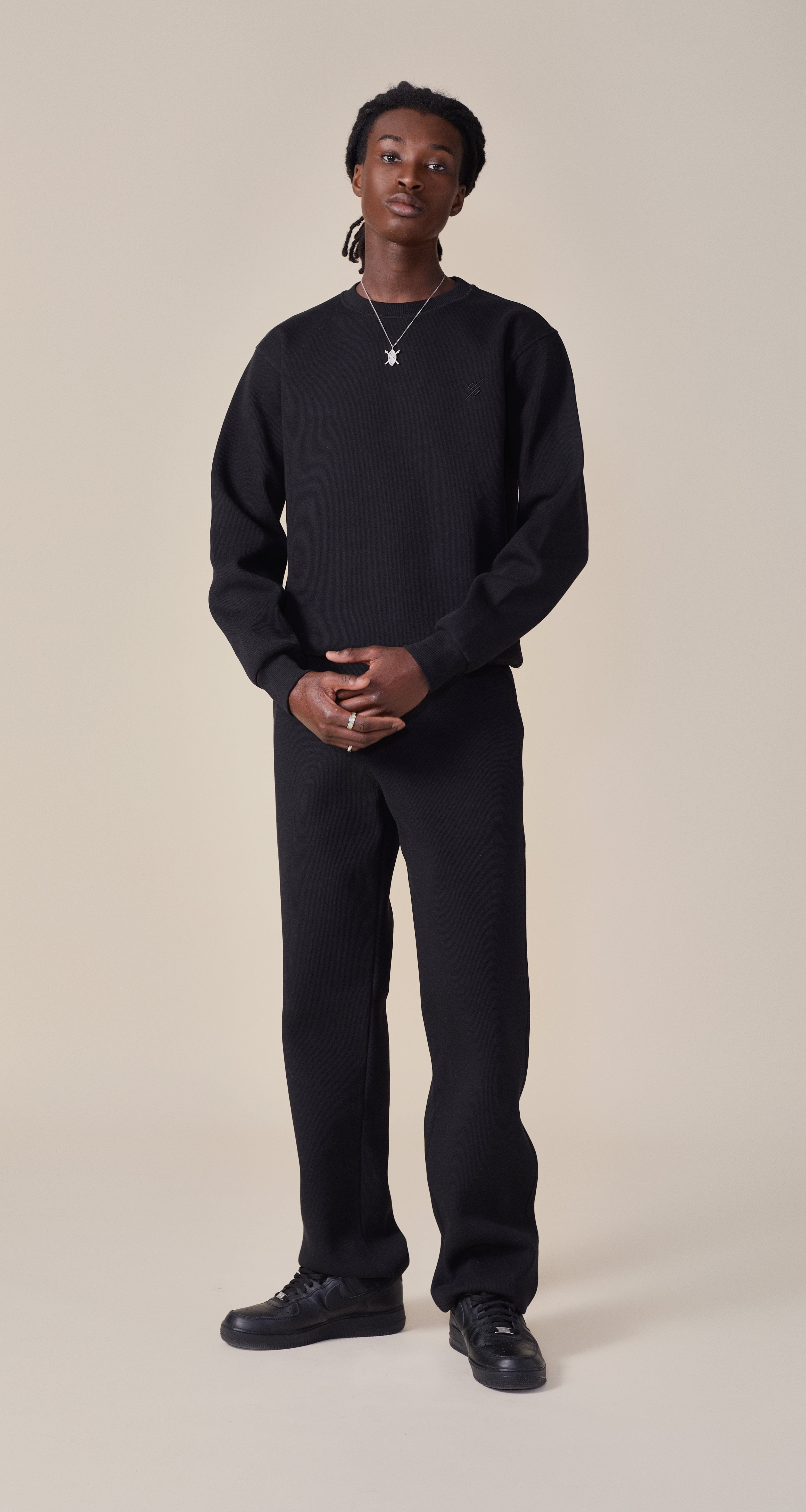Daily Paper Black Mono Rib Sweater