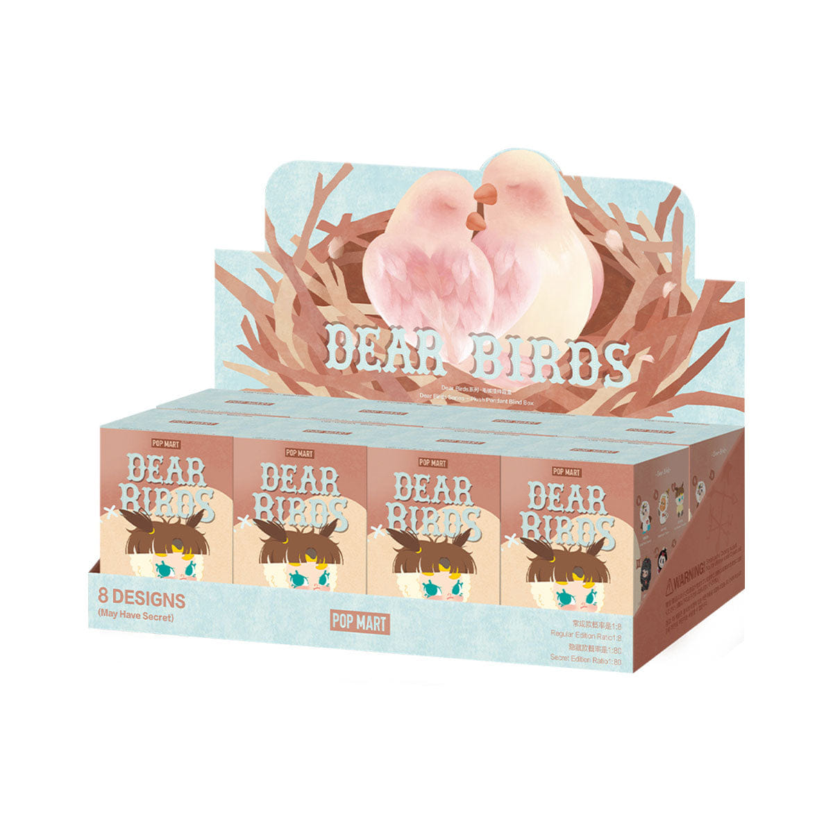 Popmart Dear Birds Series Plush Pendant Blind Box