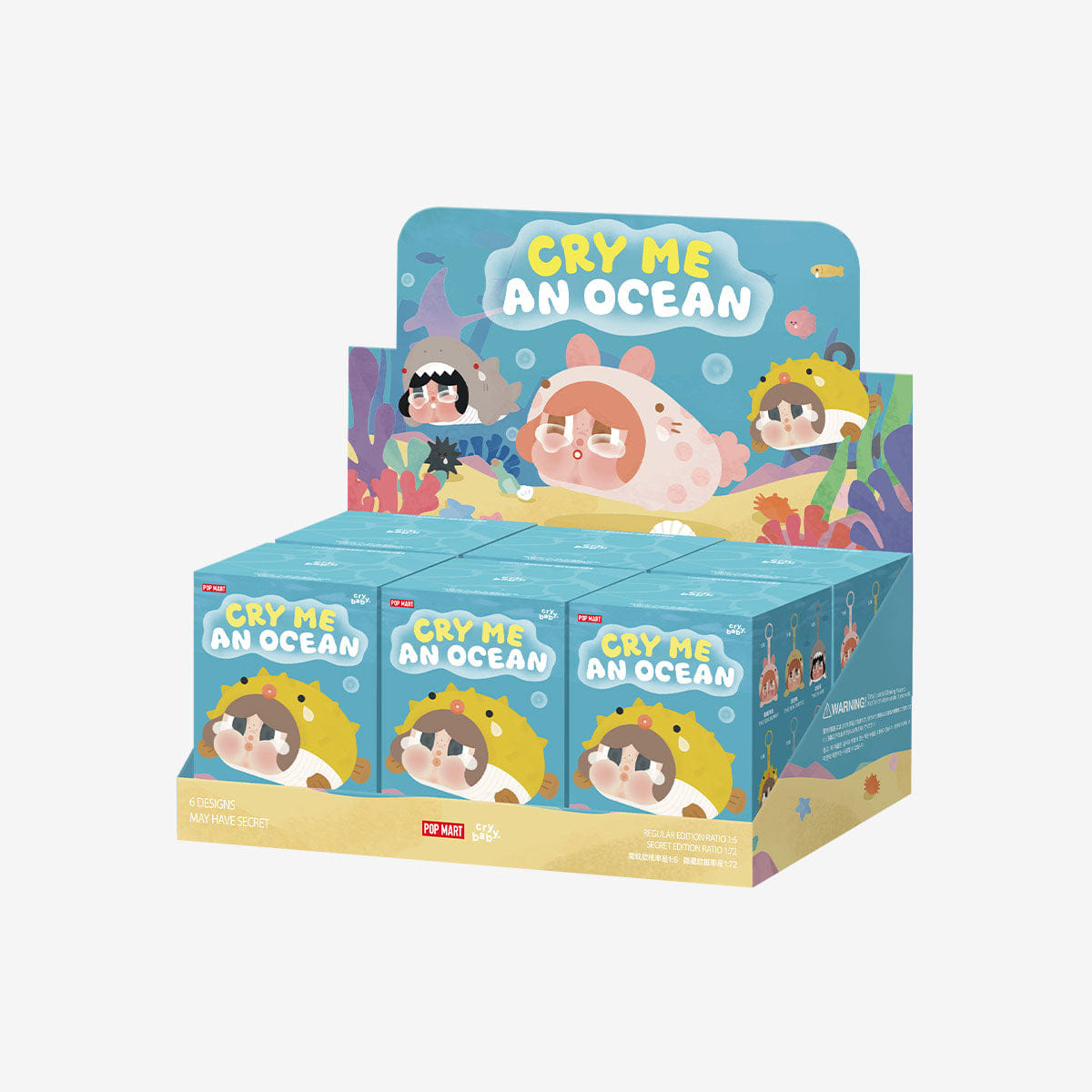POPMART CRYBABY Cry Me An Ocean Series - Vinyl Plush Pendant Blind Box