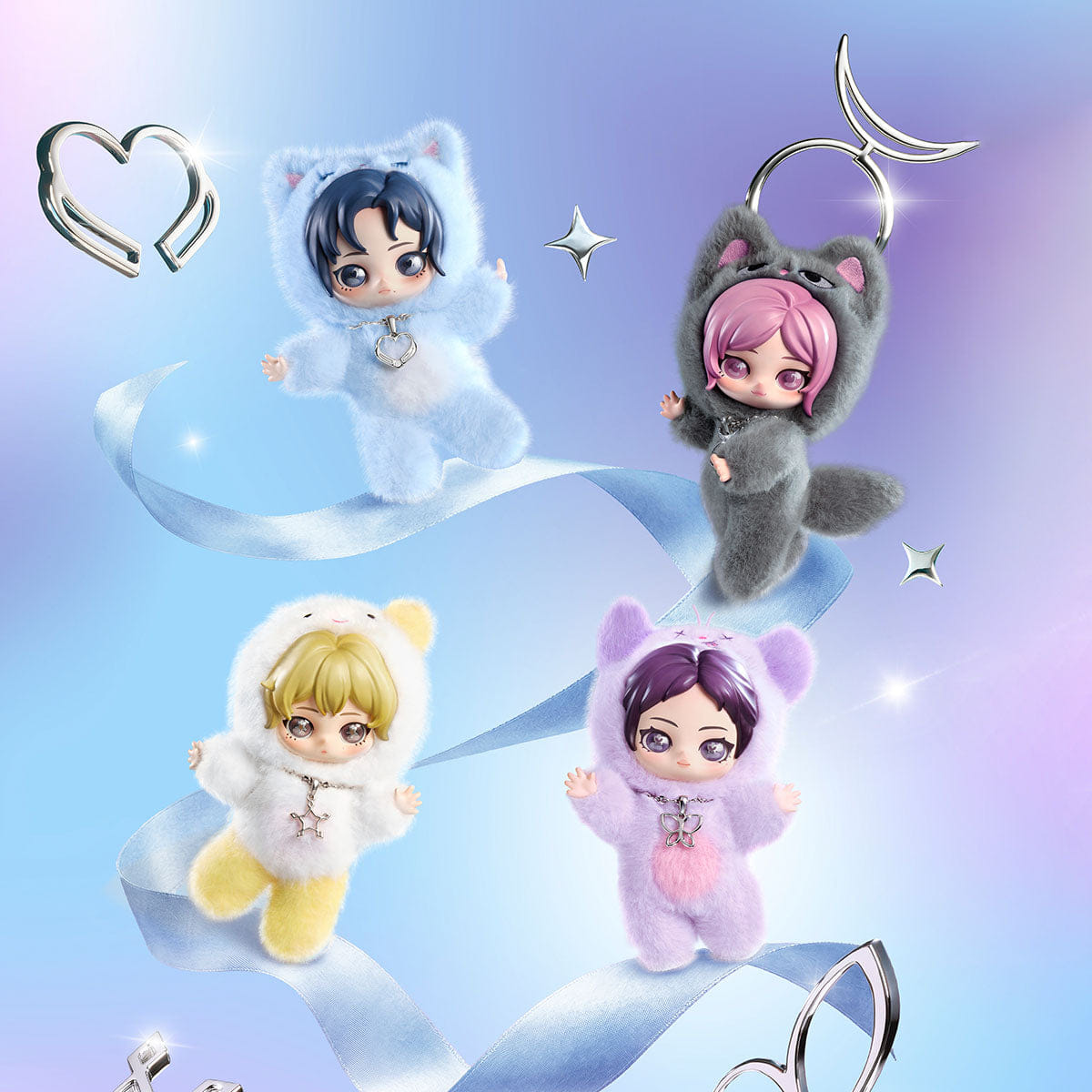 Myfunity Aespa Fluffy Club Series Vinyl Plush Doll Pendant