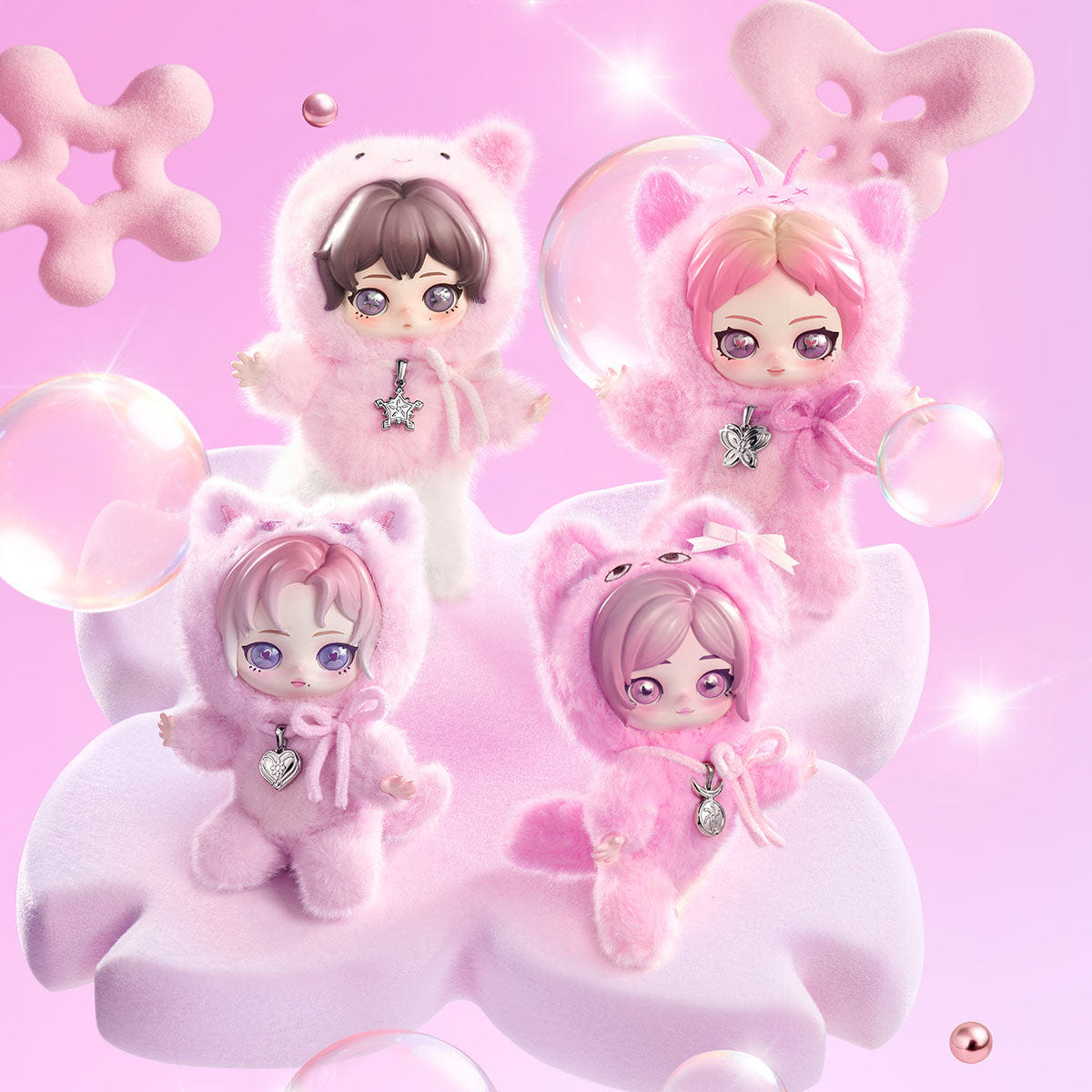 Myfunity Aespa Fluffy Club Series Vinyl Plush Doll Pendant