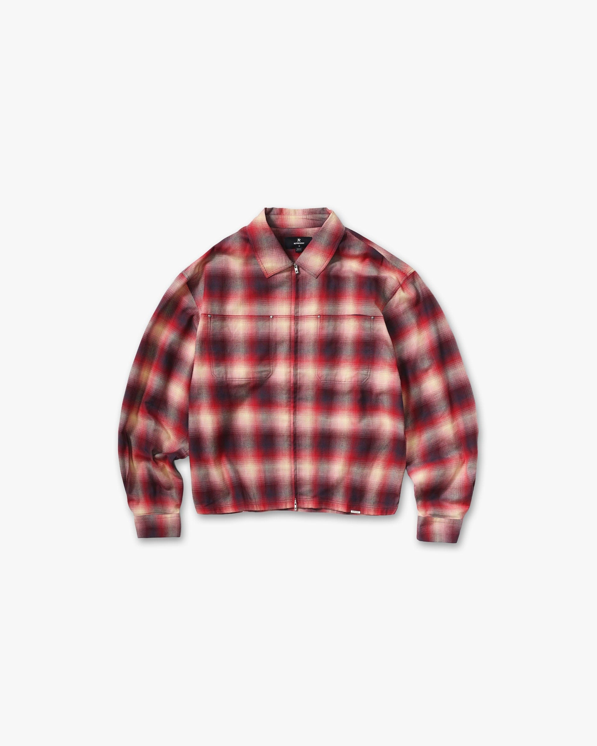 SS26 Sunset Flannel - Racing Red