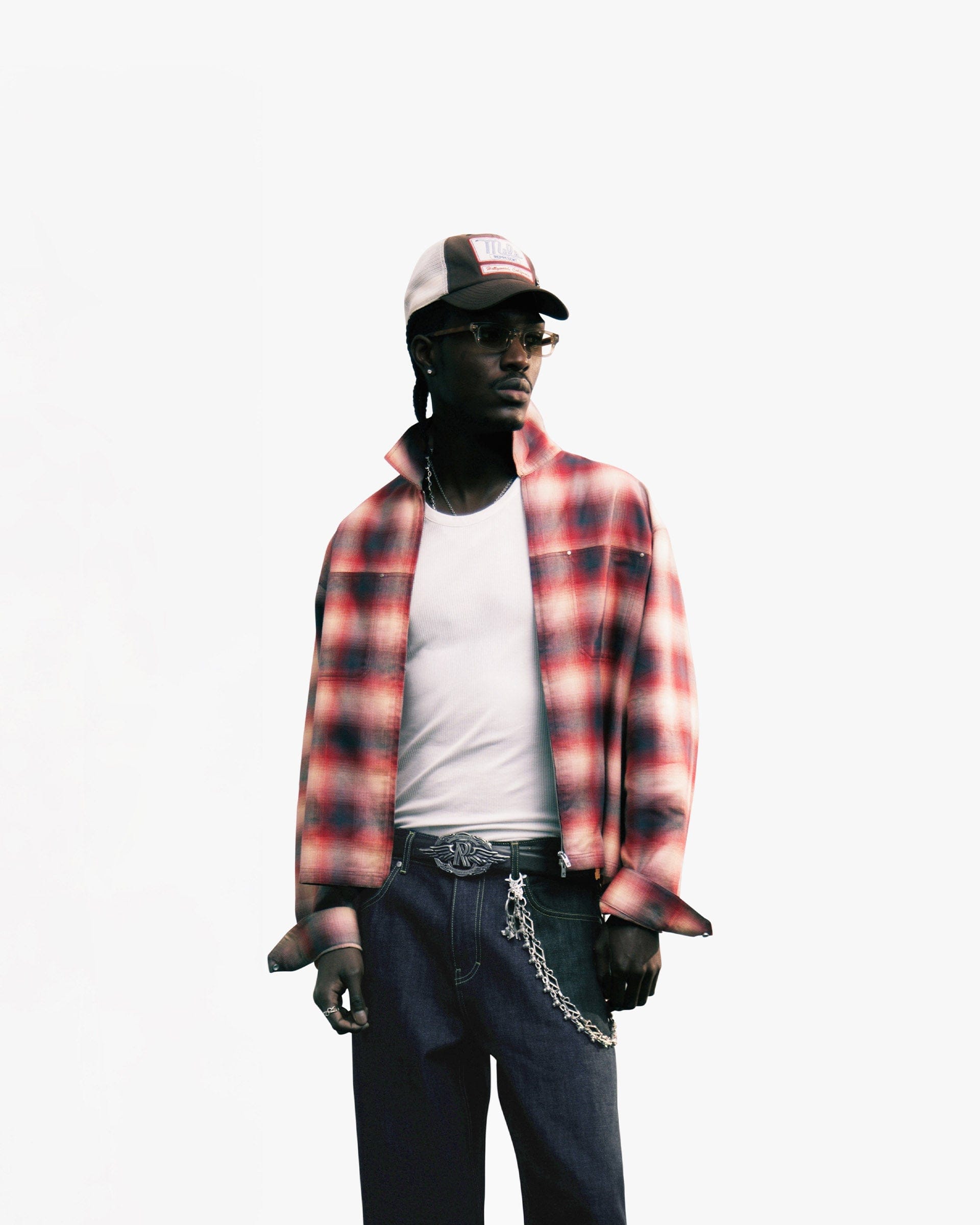 SS26 Sunset Flannel - Racing Red