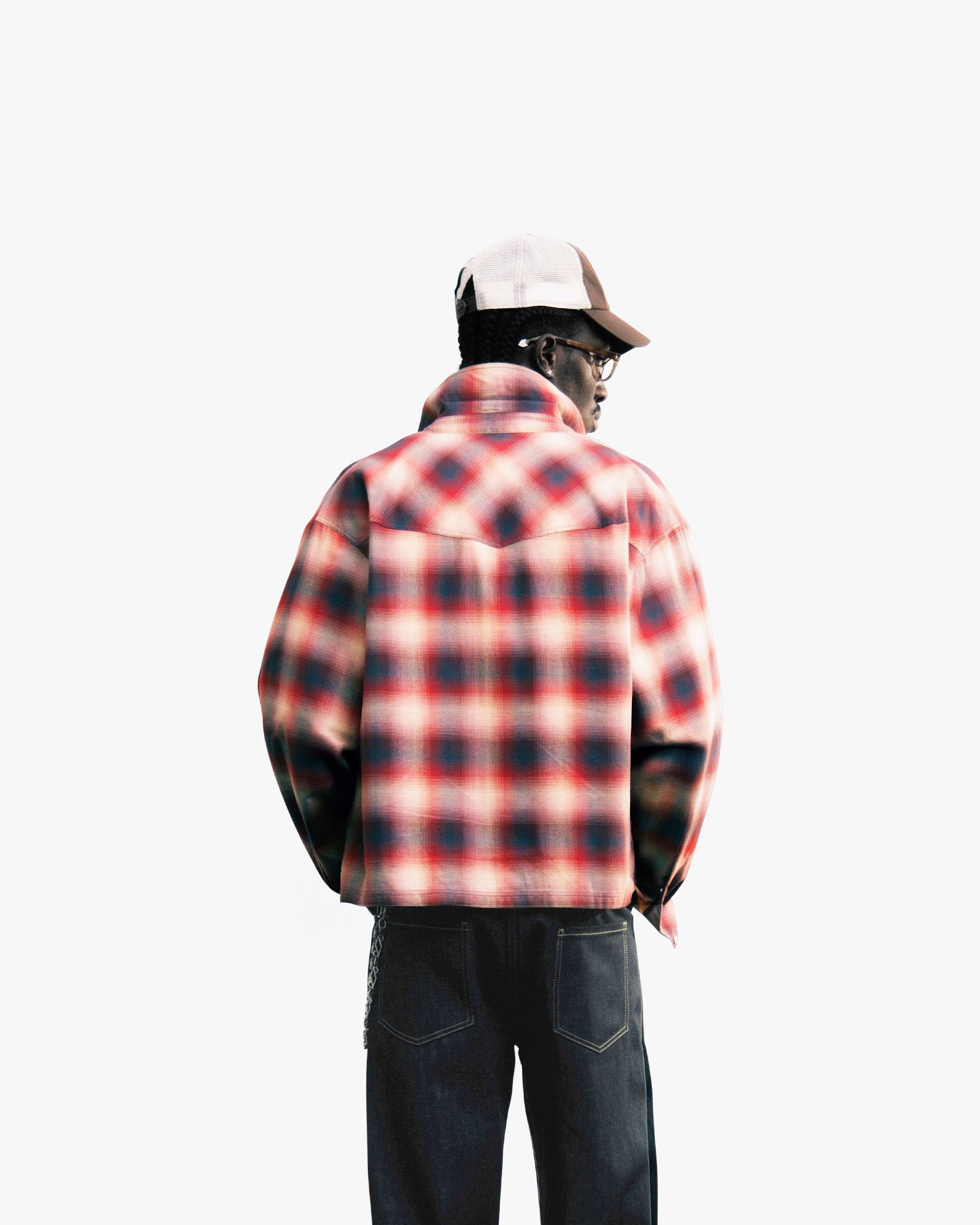 SS26 Sunset Flannel - Racing Red