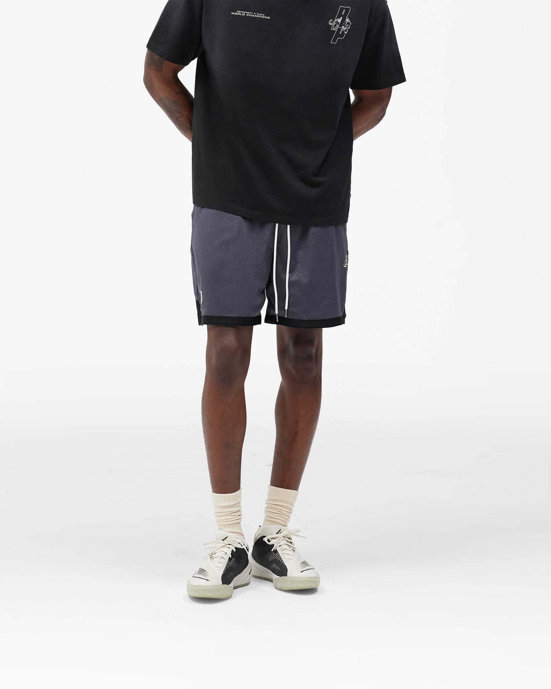 Exclusives Represent x Puma Shorts - Galactic Grey