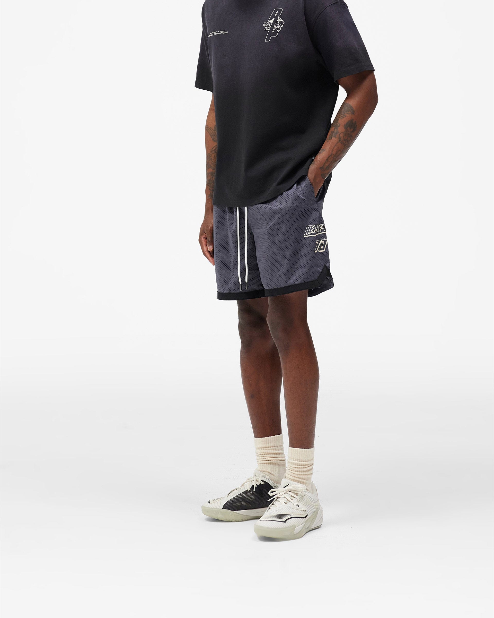 Exclusives Represent x Puma Shorts - Galactic Grey
