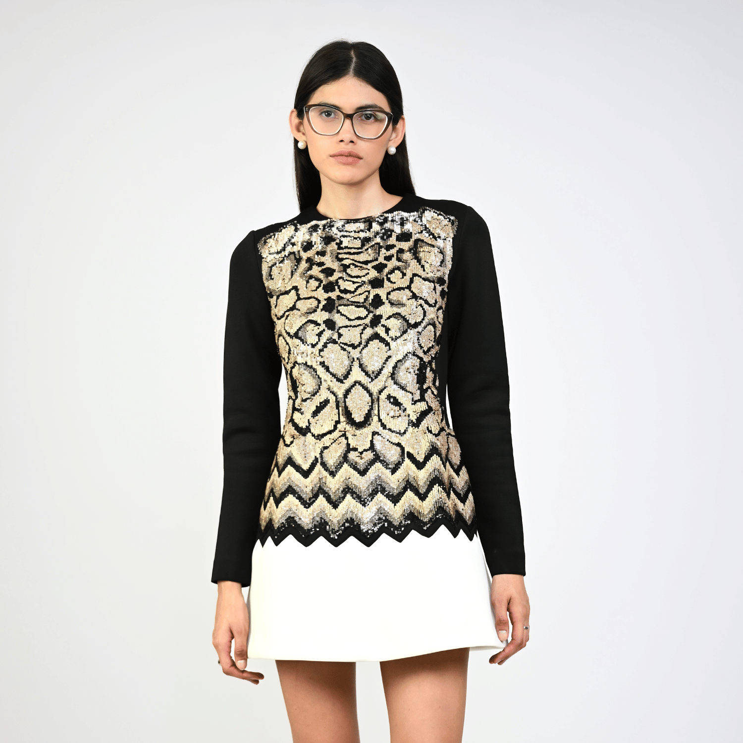 LINE A - line Snake - skin dress