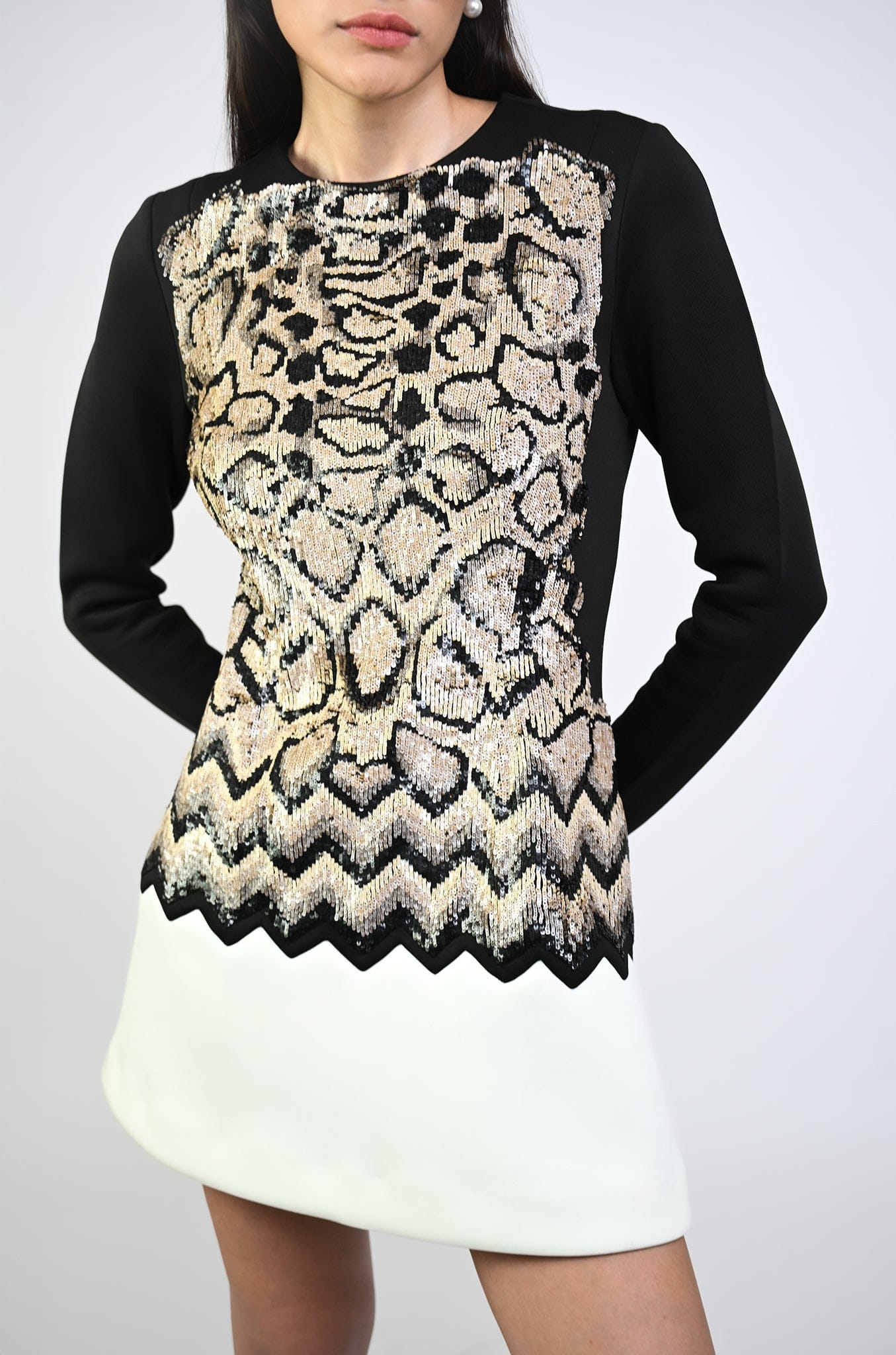 LINE A - line Snake - skin dress