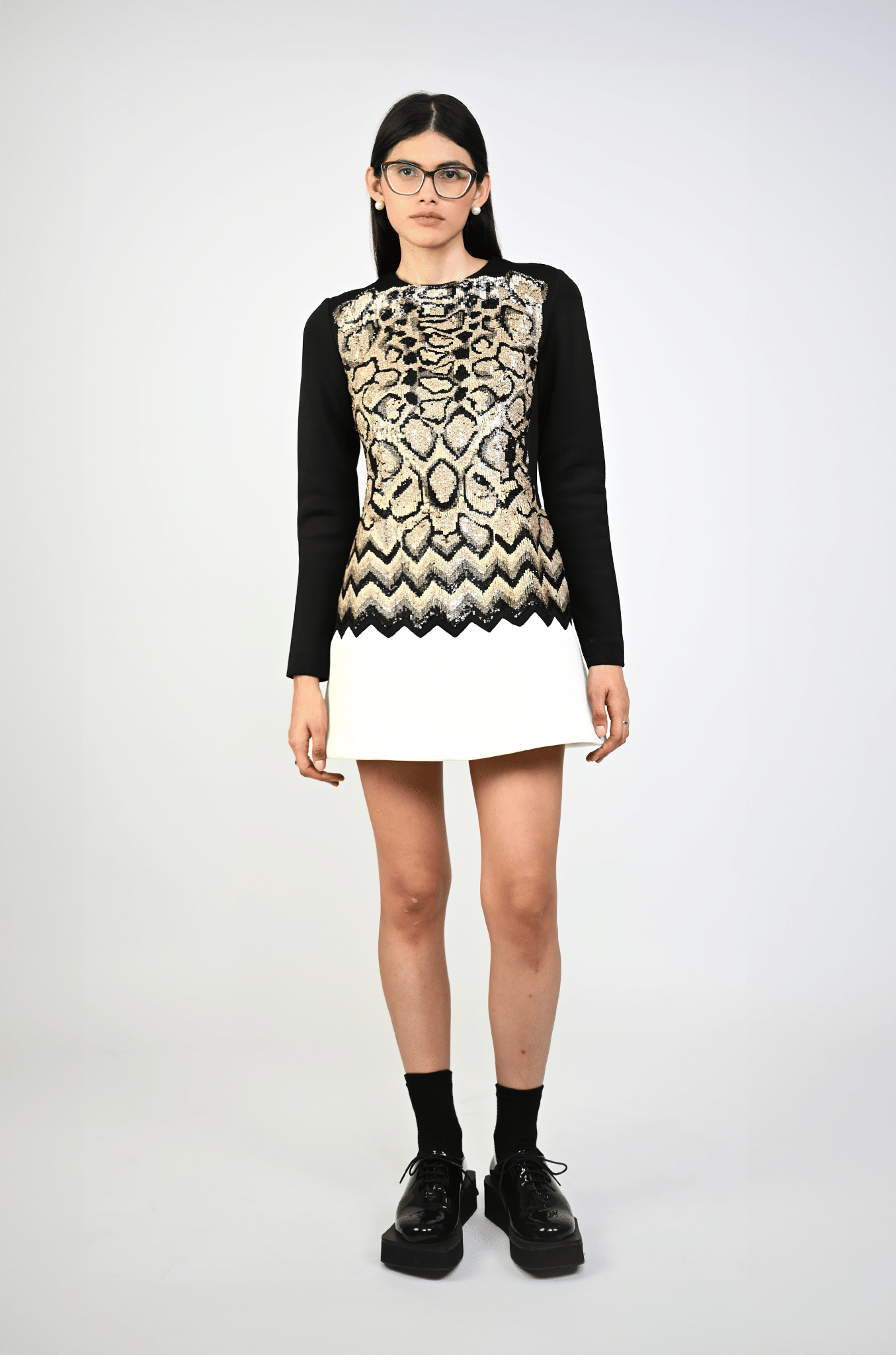 LINE A - line Snake - skin dress