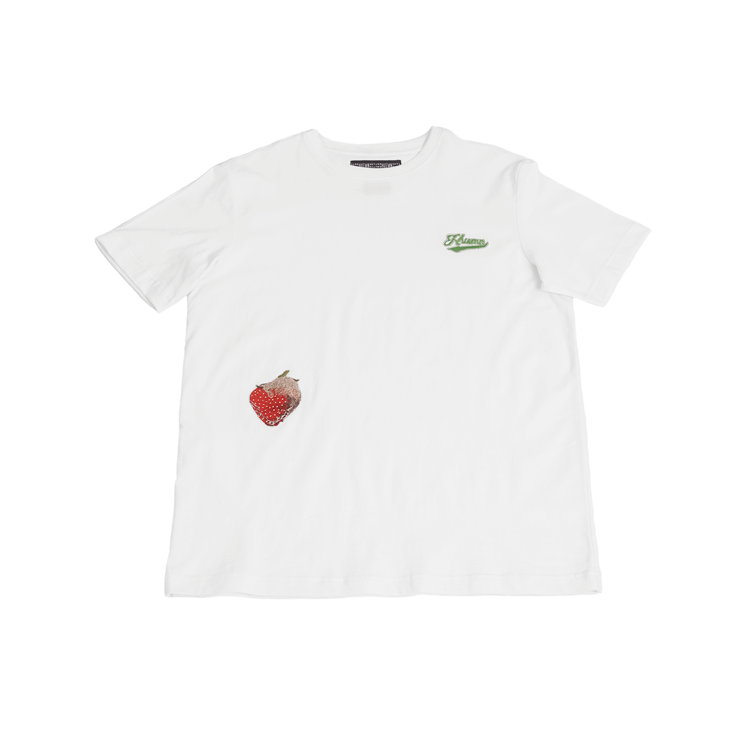WHITE* Embroidered White T - shirt
