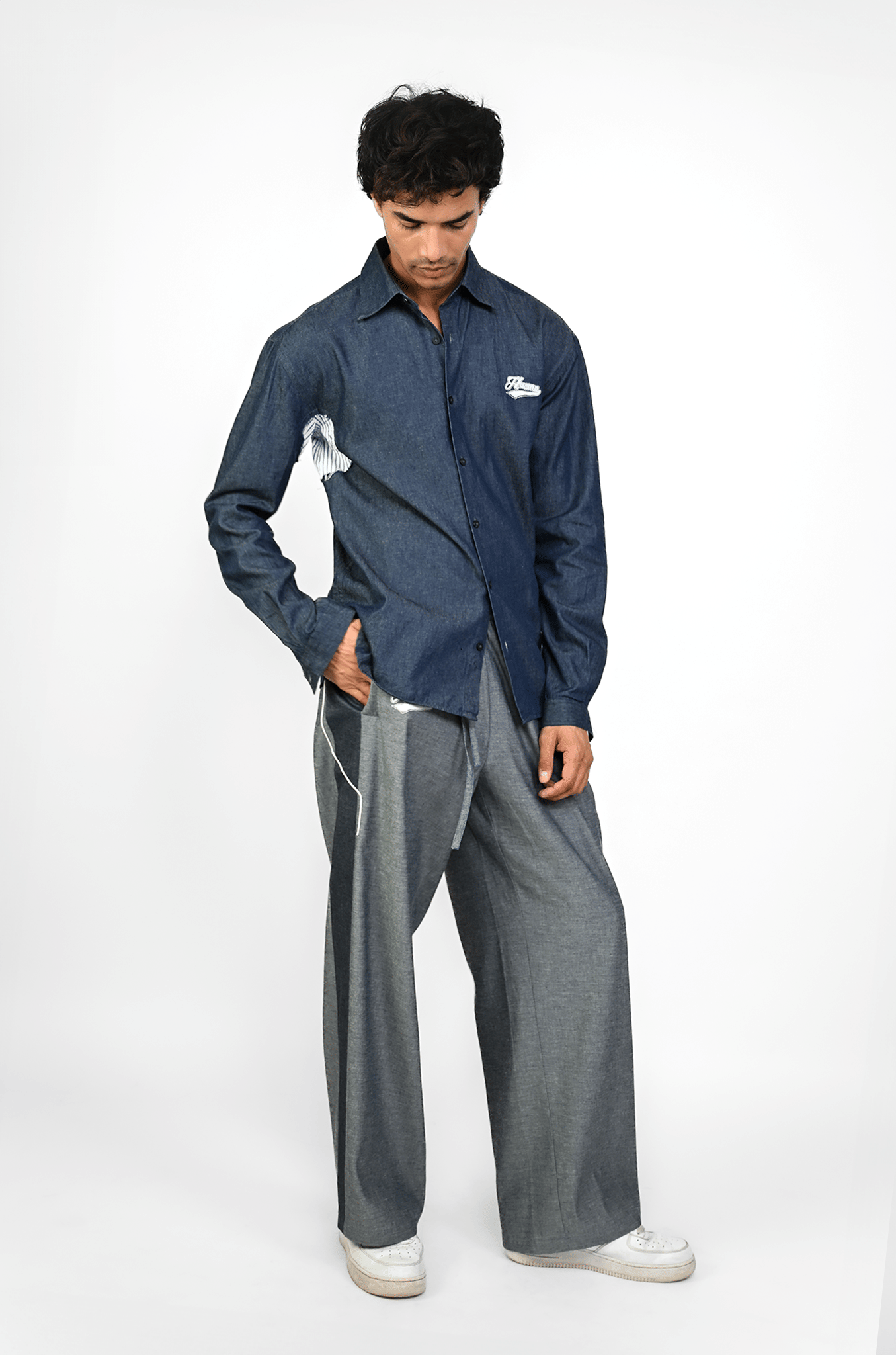 Classic denim shirt (Indigo)