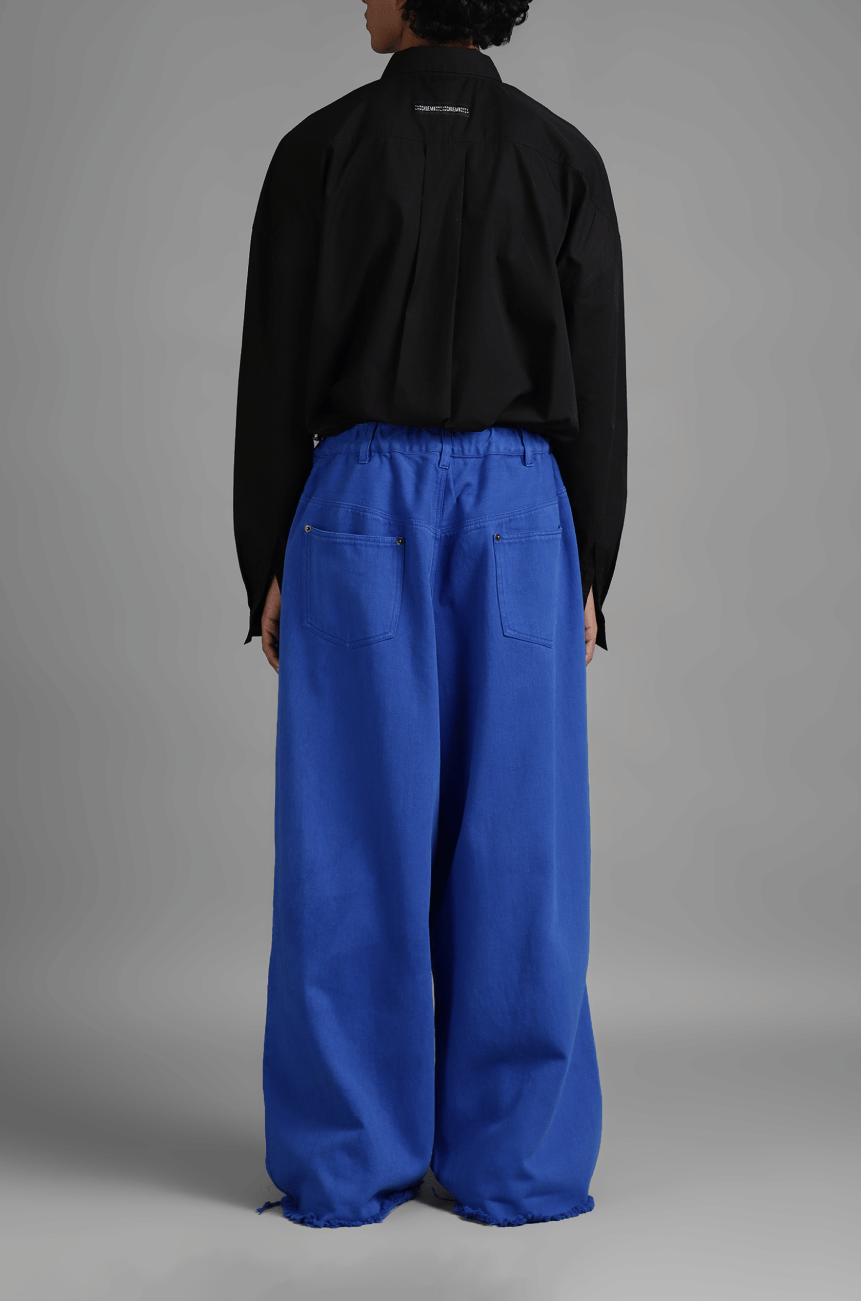Blue SuperHUEMN Wide - legged Jeans (Blue)